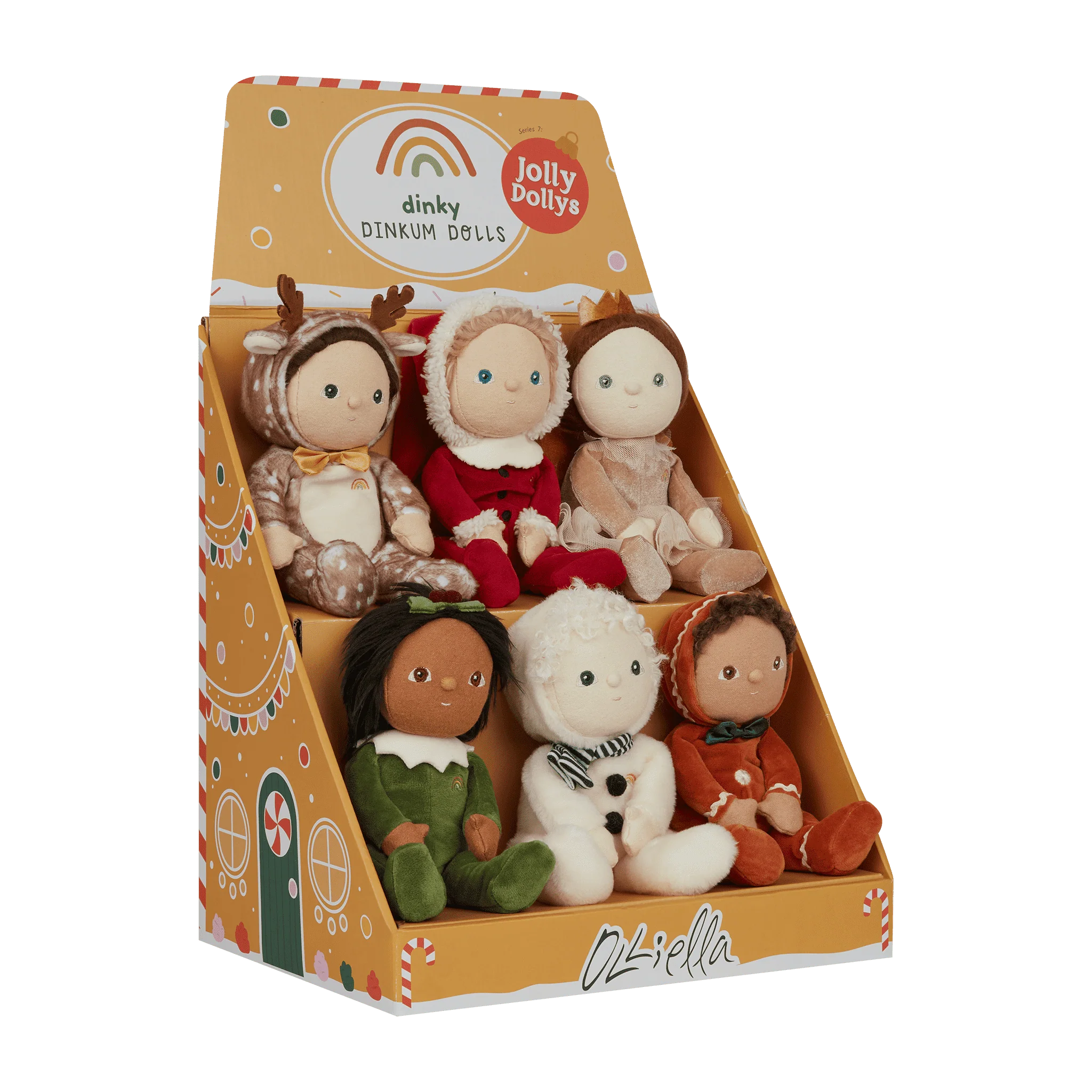 Dinky Dinkum Jolly Dollies - Set of 6 - Image 3