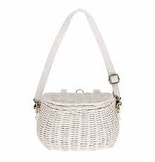 Mini Rattan Chari Bag - White - Image 5