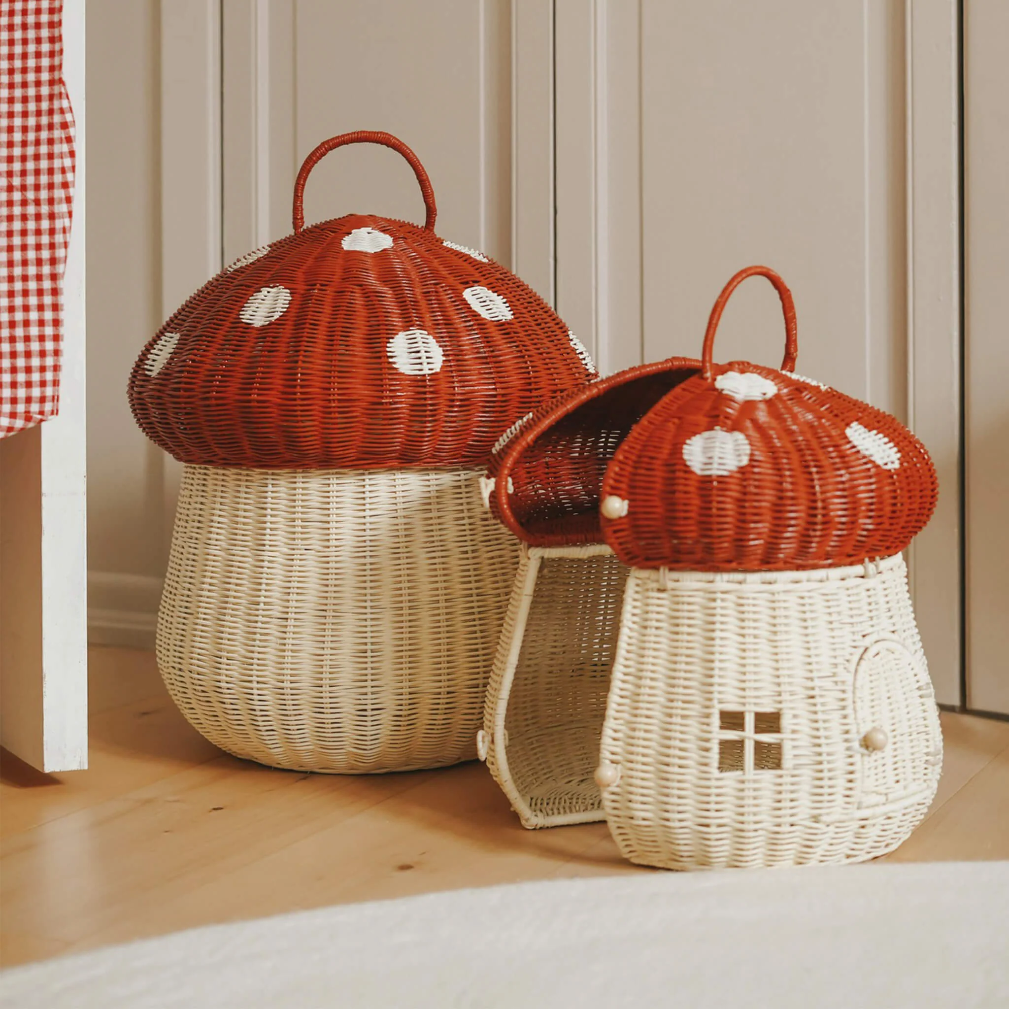 Mushroom Doll House - Red - Image 2