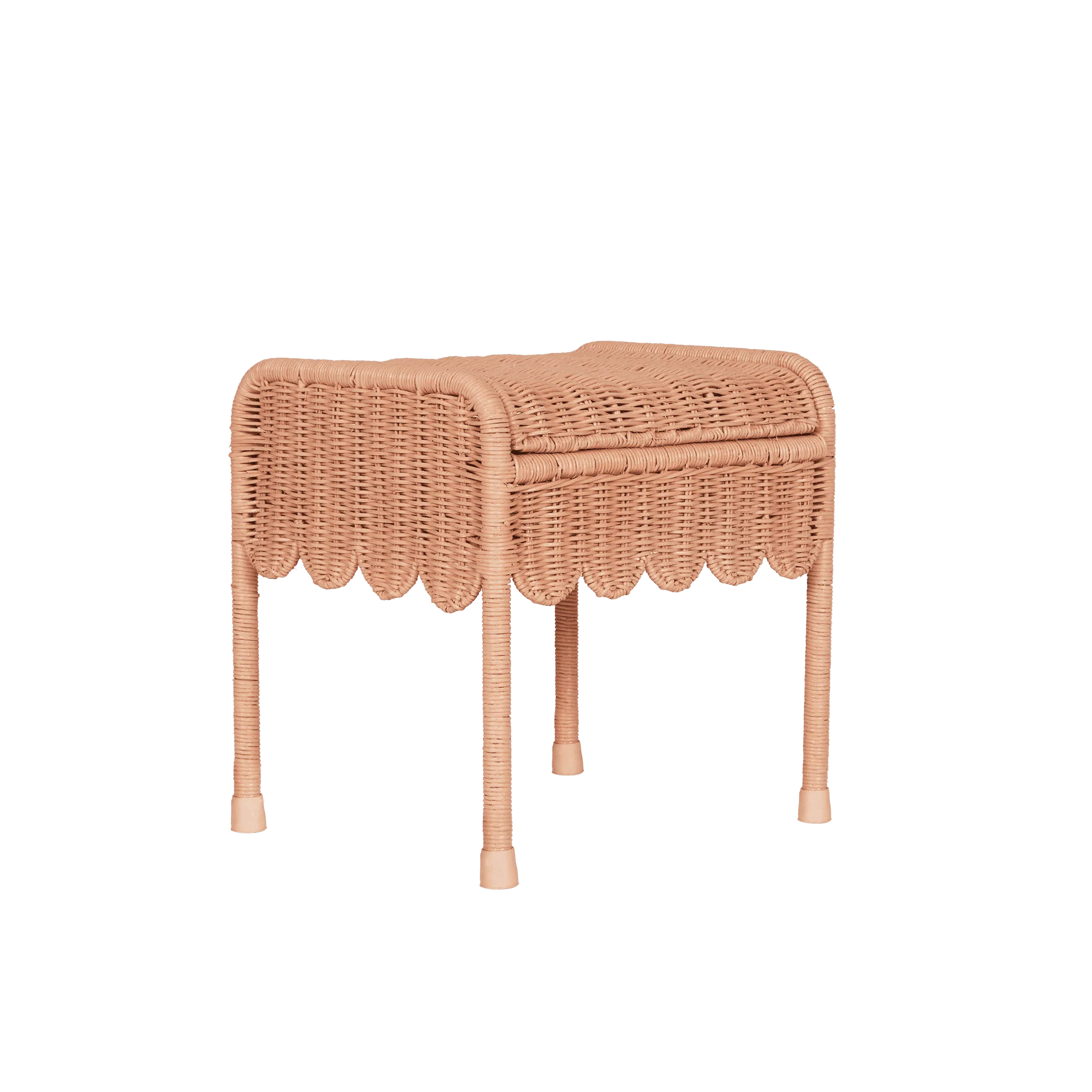Petal Storie Stool - Seashell Pink - Image 6