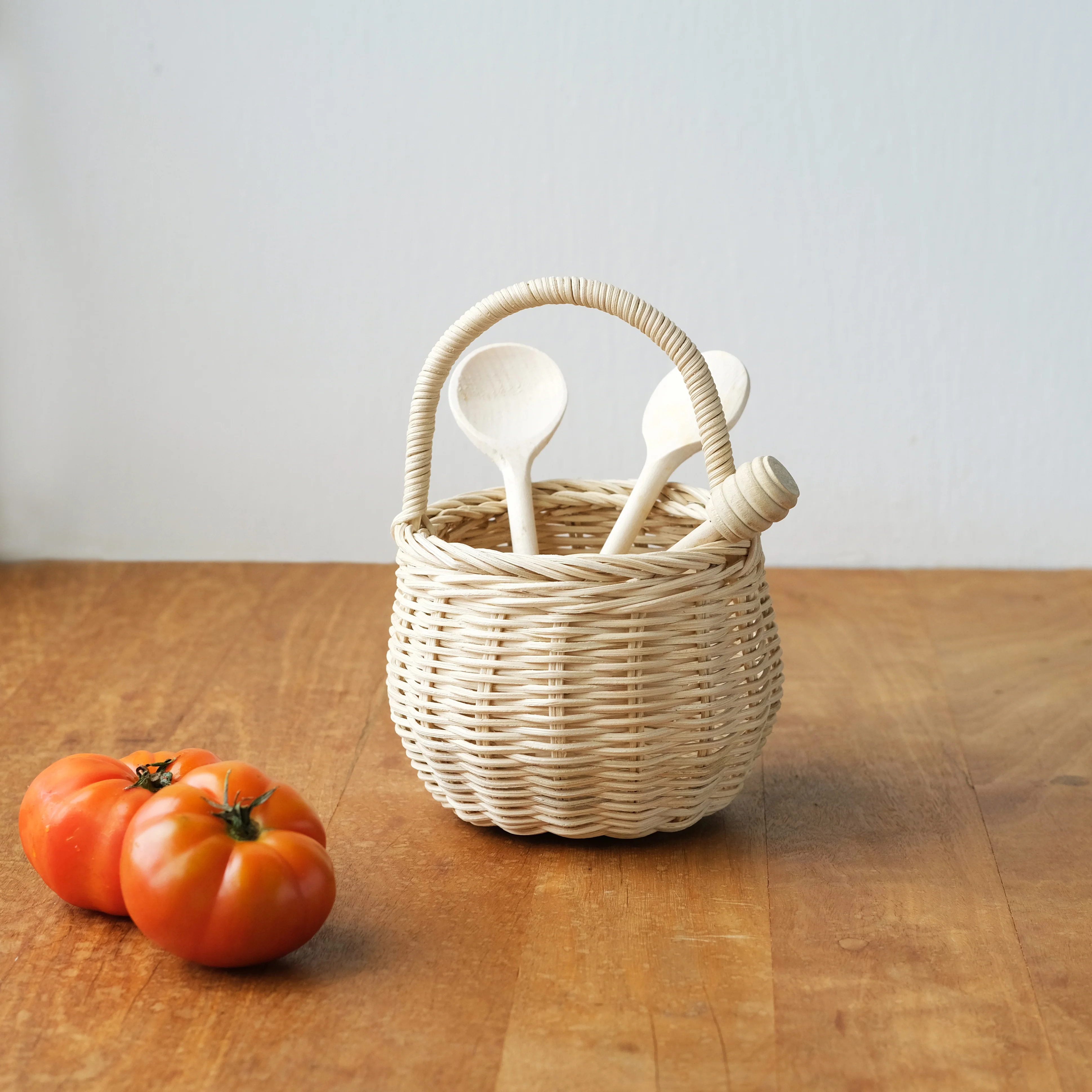 Rattan Big Berry Basket - Straw - Image 4
