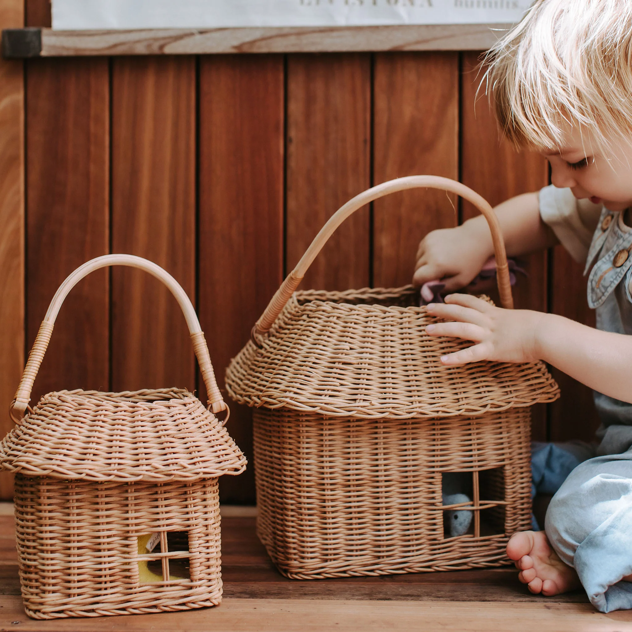 Rattan Hutch Basket - Big - Image 6