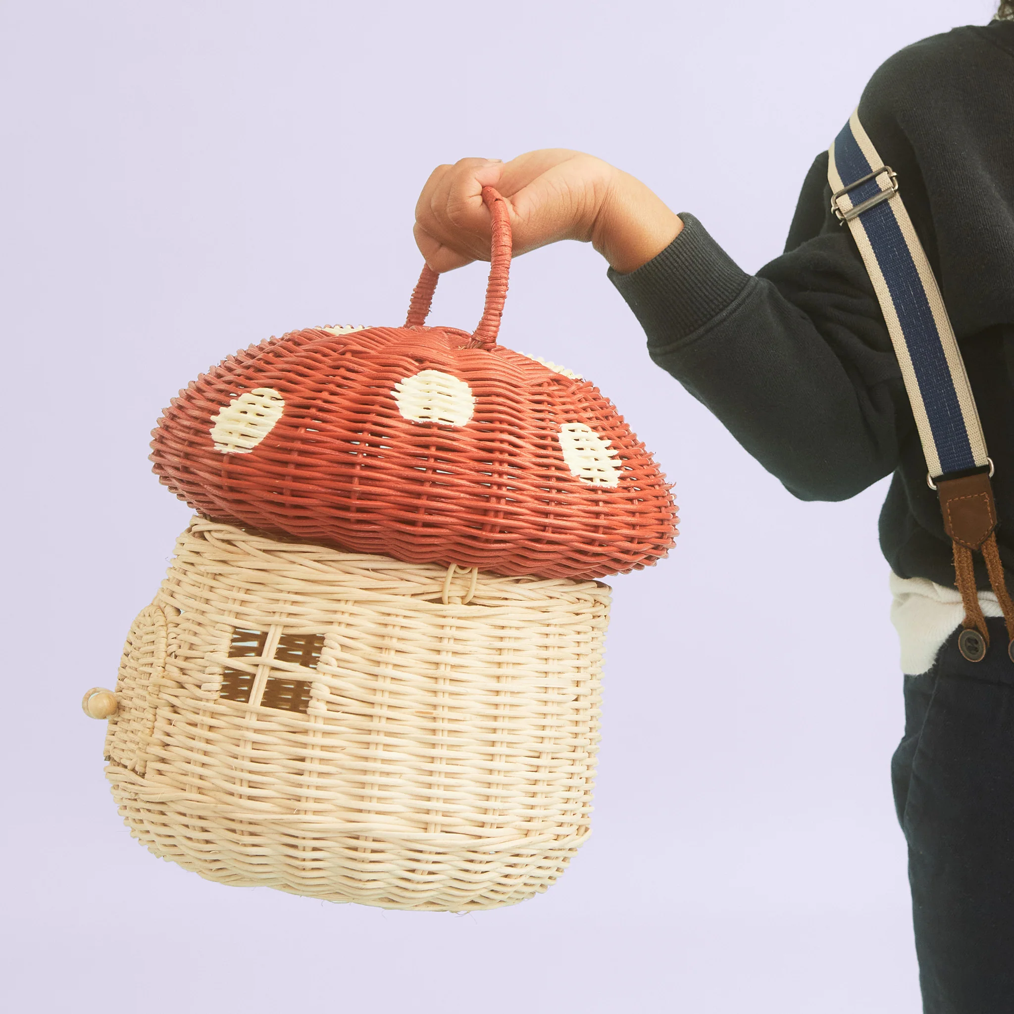 Rattan Mushroom Basket - Image 3