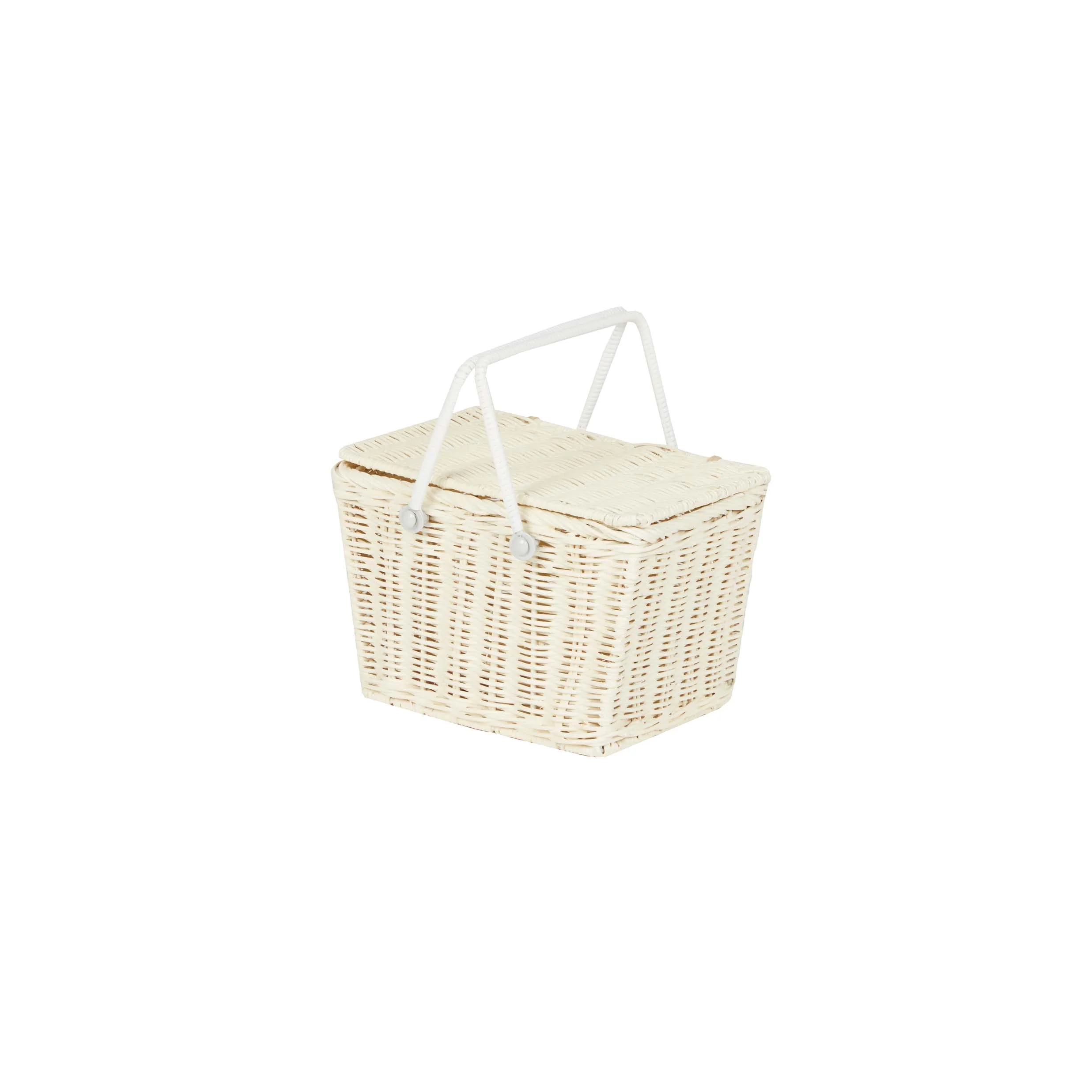 Rattan Piki Basket - Chalk - Image 3