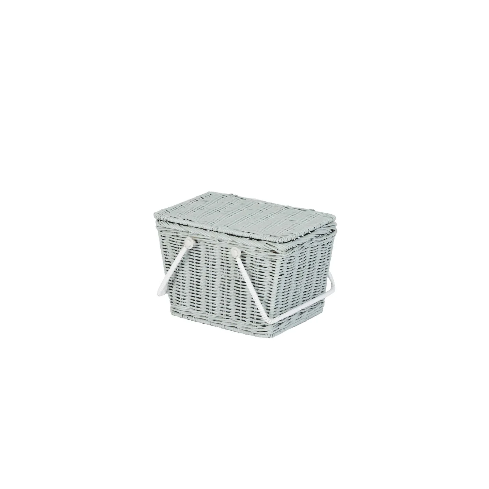 Rattan Piki Basket - Vintage Blue - Image 3