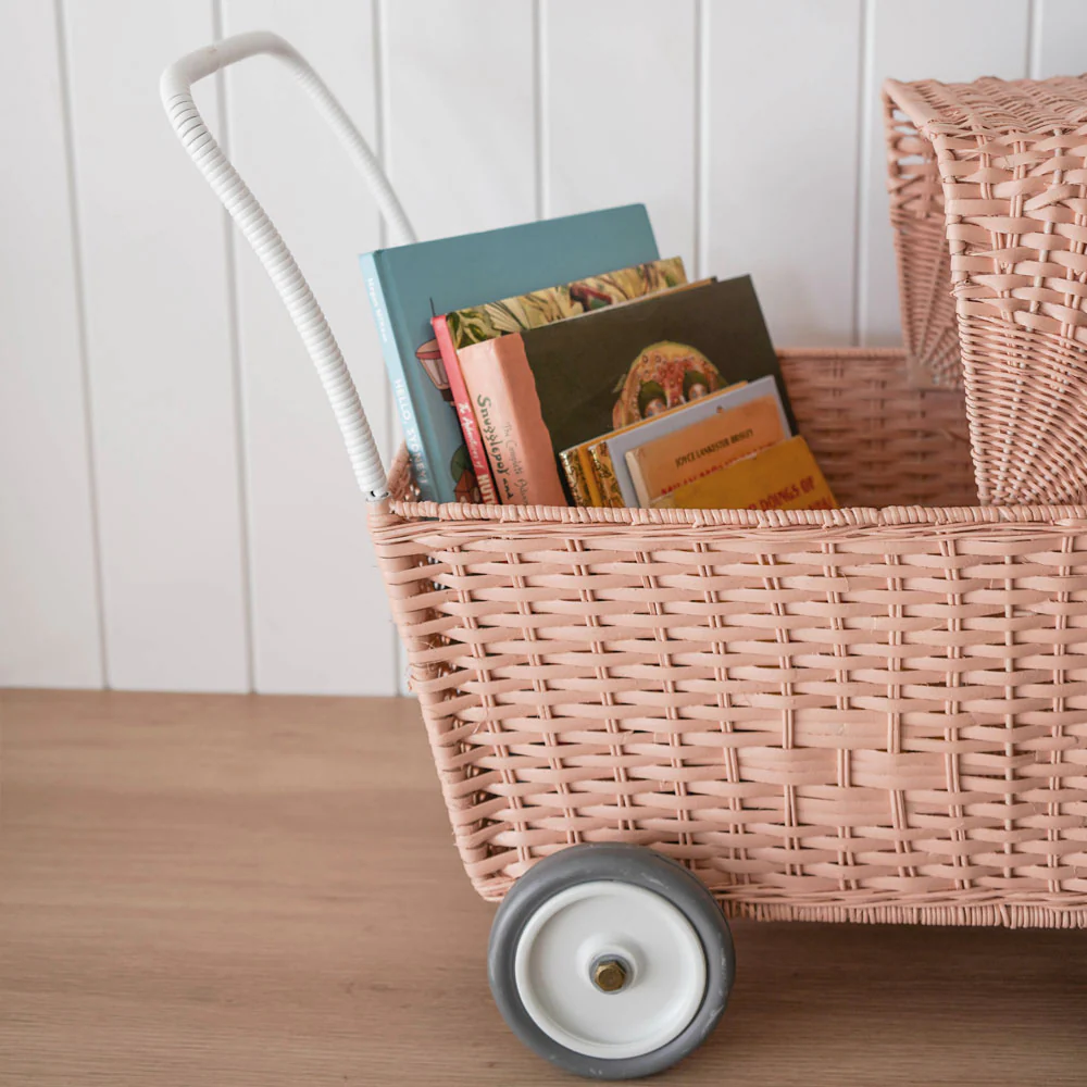 Rattan Strolley - Rose - Image 3