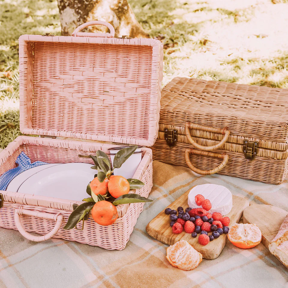 Rattan Toaty Trunk - Rose - Image 3