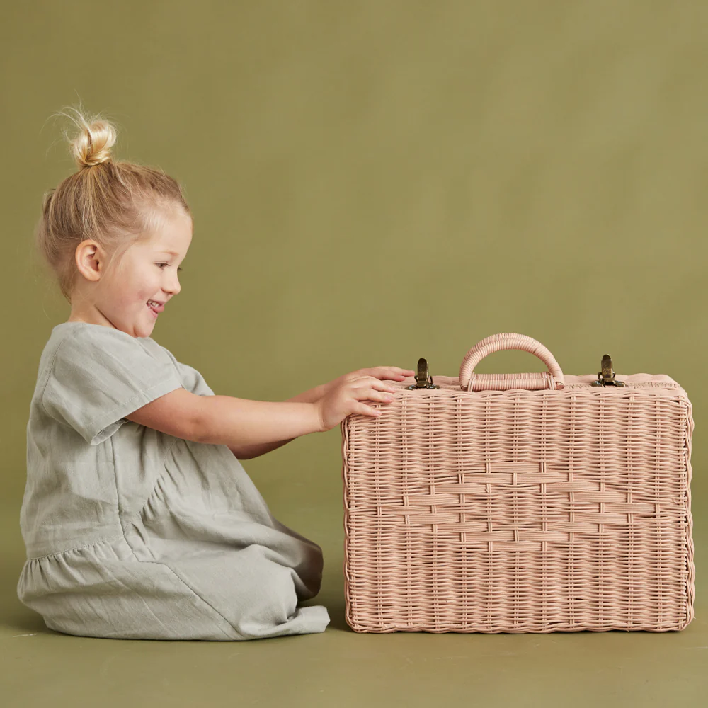Rattan Toaty Trunk - Rose - Image 4