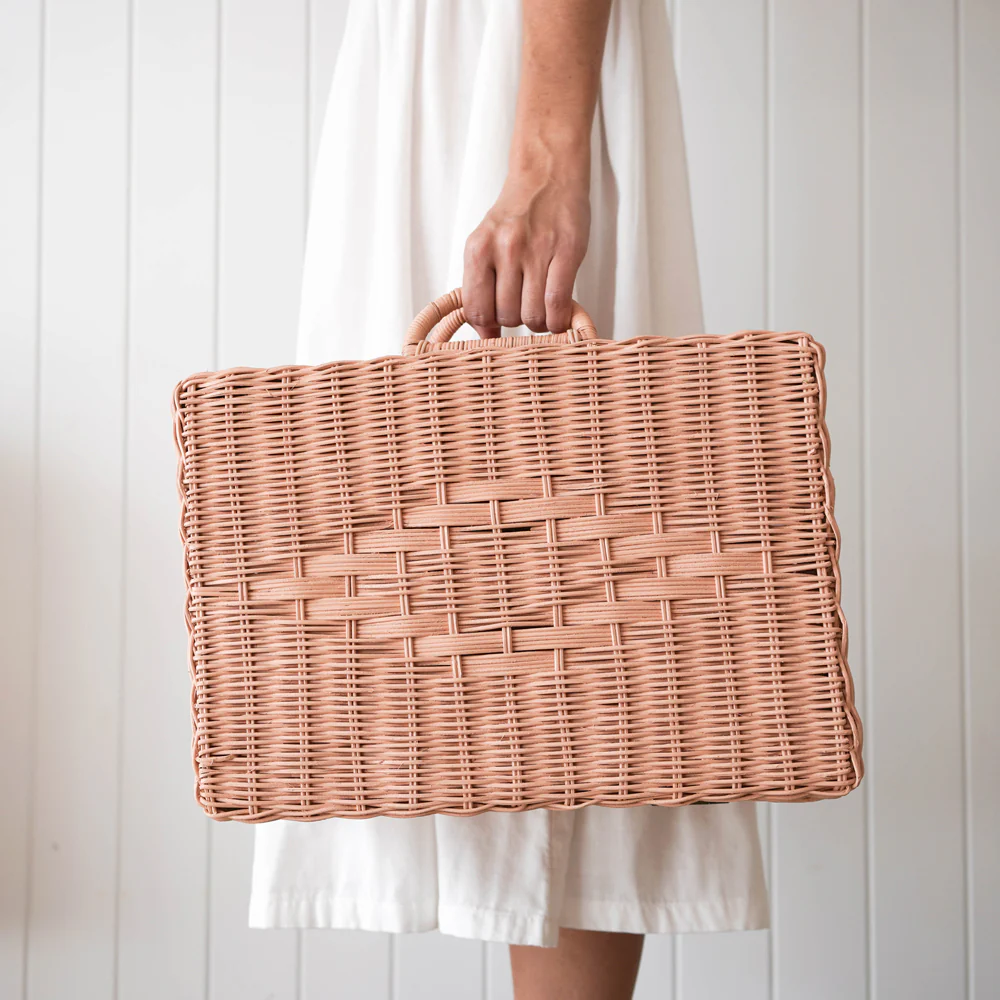 Rattan Toaty Trunk - Rose - Image 5
