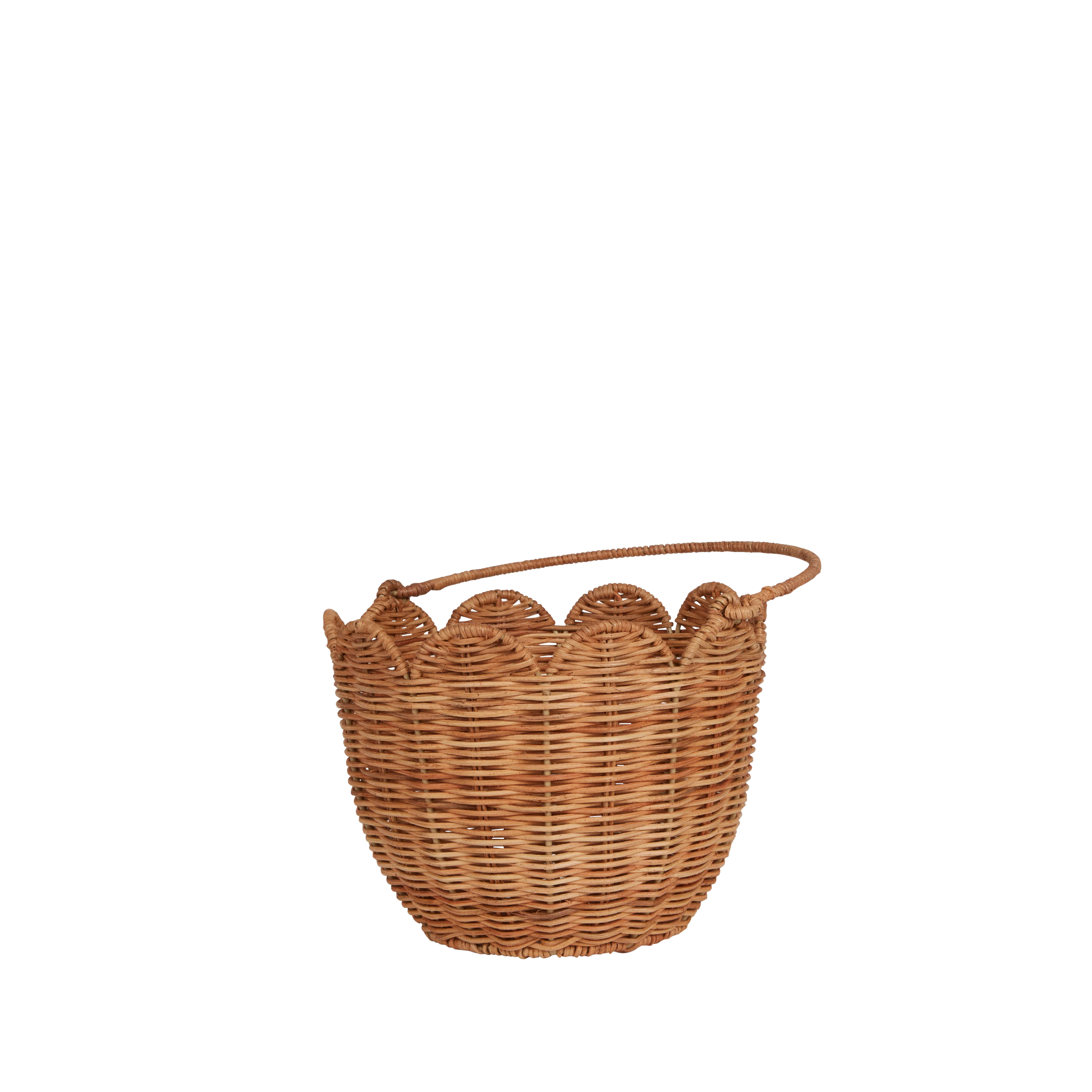 Rattan Tulip Carry Basket - Natural - Image 7