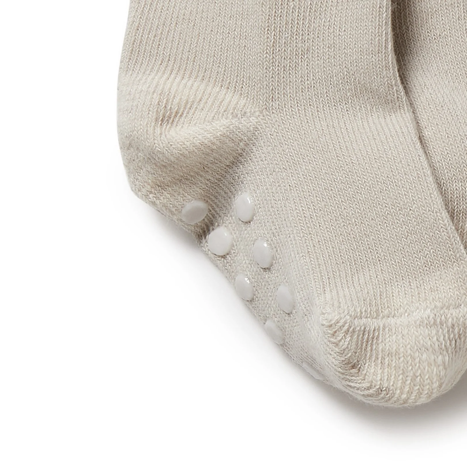 Organic 3 Pack Baby Socks Clay - Image 2