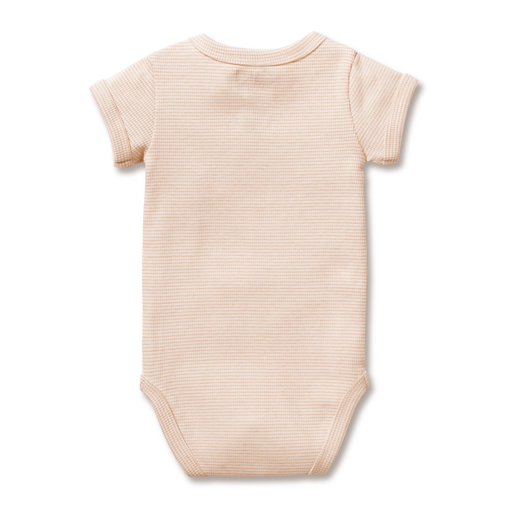 Organic Stripe Rib Bodysuit Dusk - Image 4