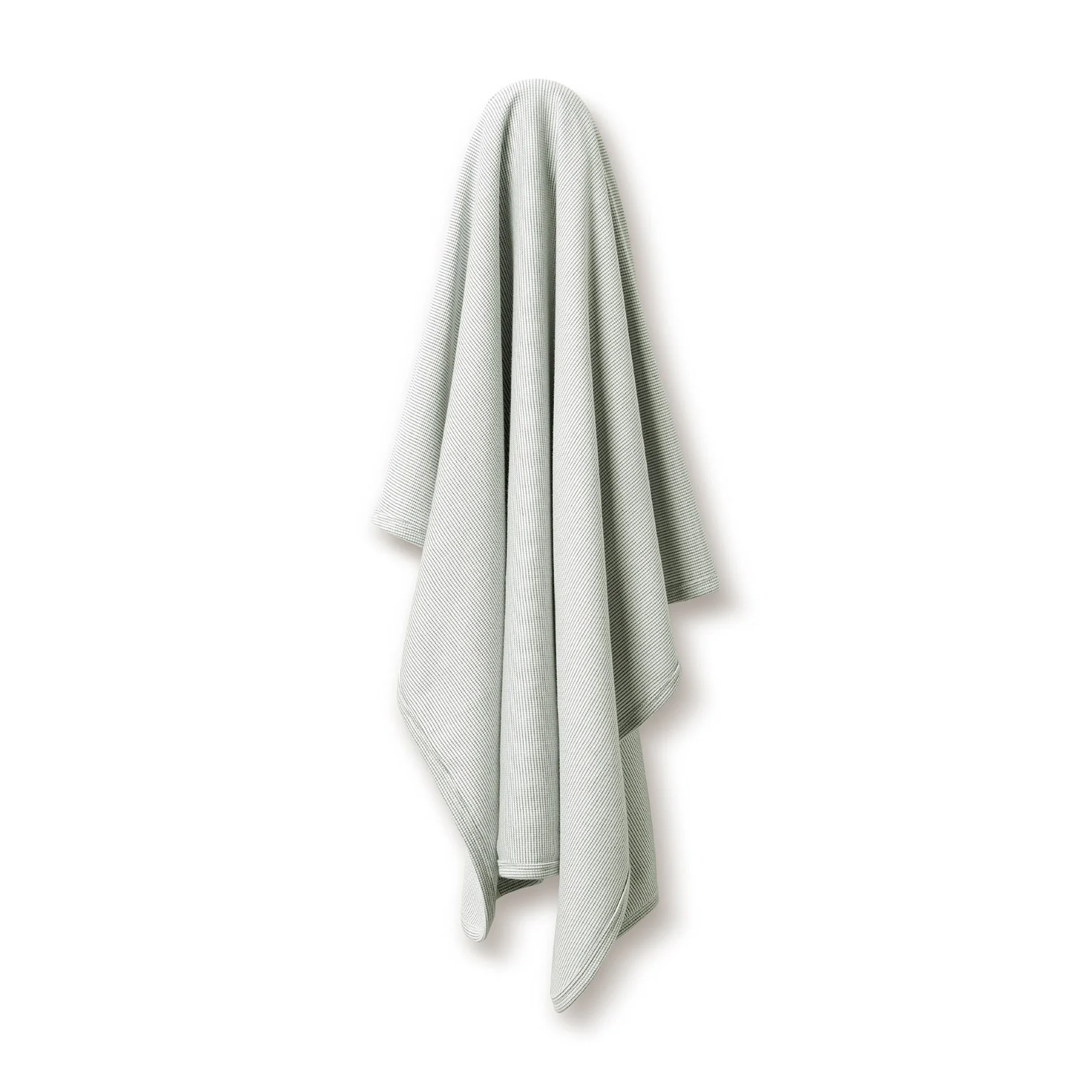Organic Stripe Rib Bunny Rug Fern - Image 2