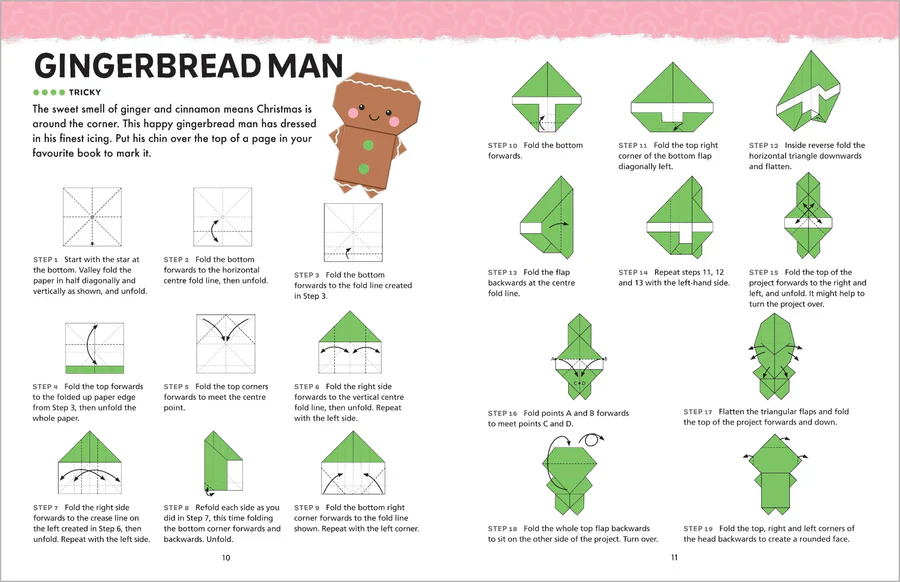 Origami Activity Book - Christmas - Image 4