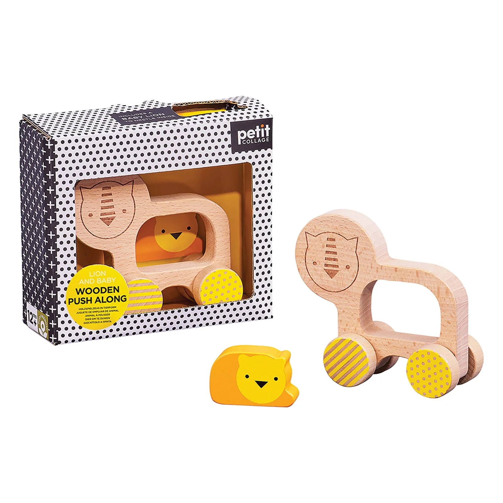 Wooden Push Along ­ Lion