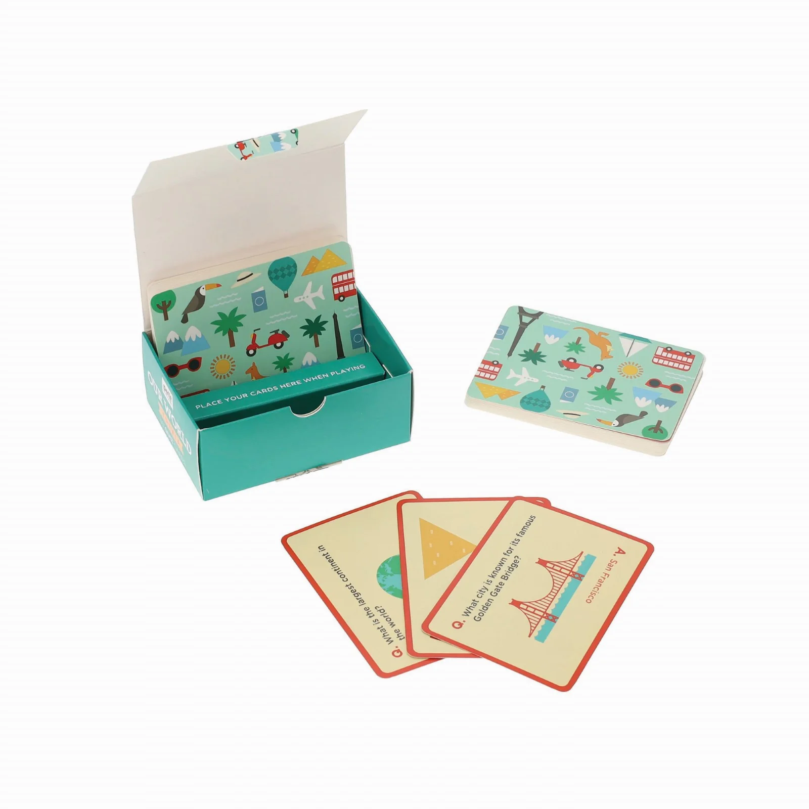 Petit Collage Trivia Cards -­ Our World - Image 2