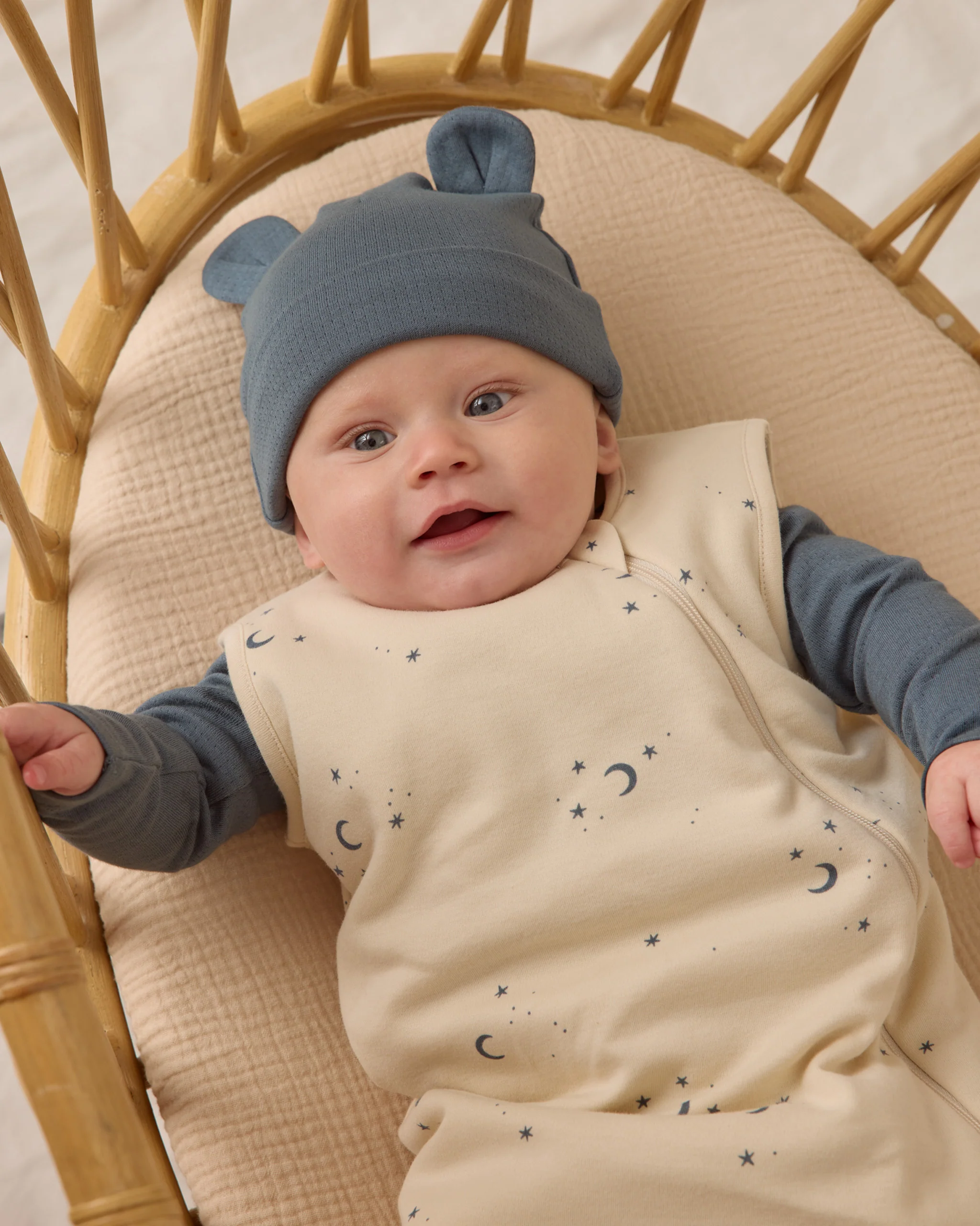 Baby Bear Beanie - Ocean - Image 4