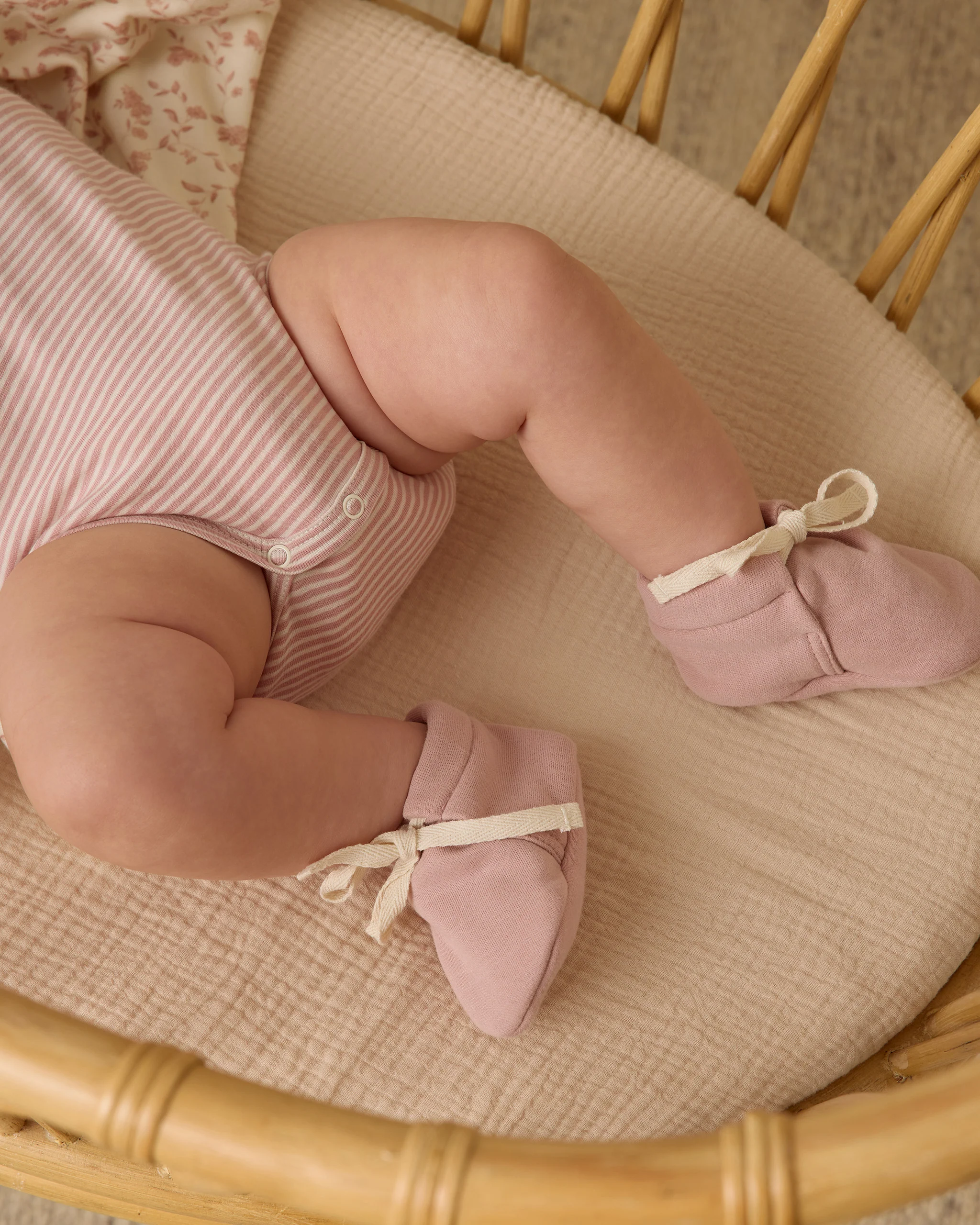 Baby Booties - Rose - Image 2