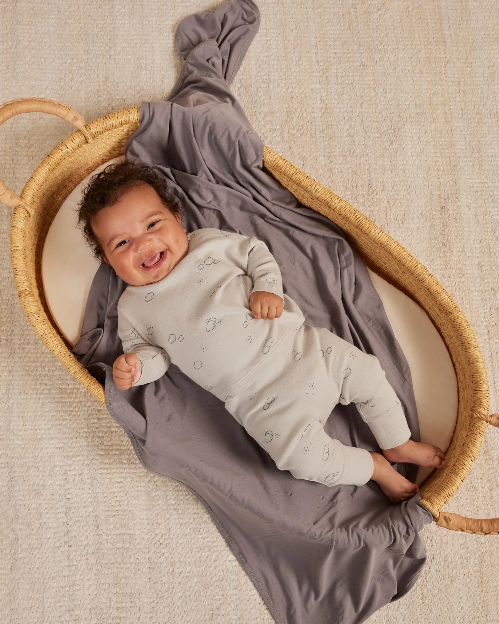 Quincy Mae Drawstring Pant - Sunny Day - Image 3