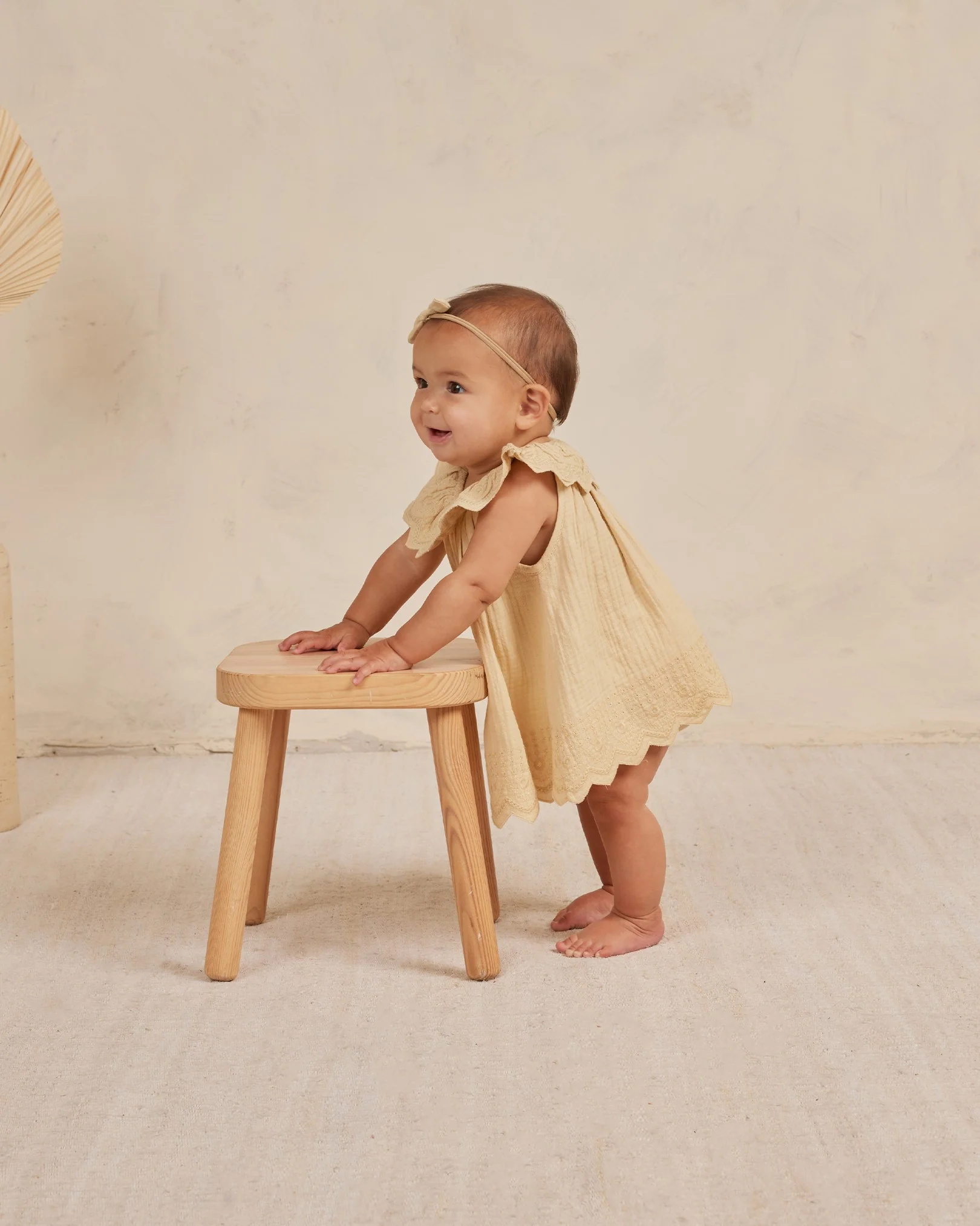 Quincy Mae Isla Dress - Lemon - Image 3