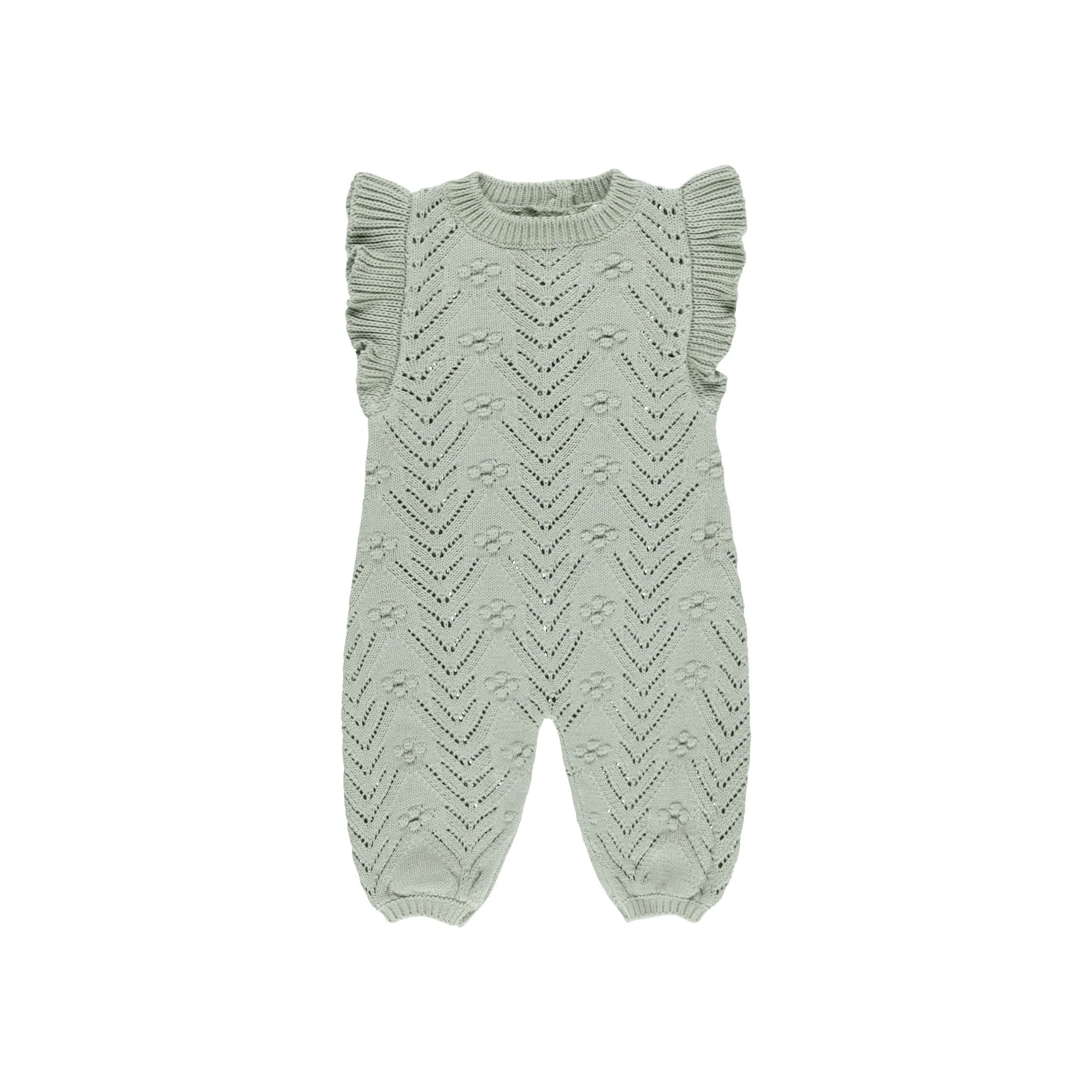 Mira Knit Romper - Sage