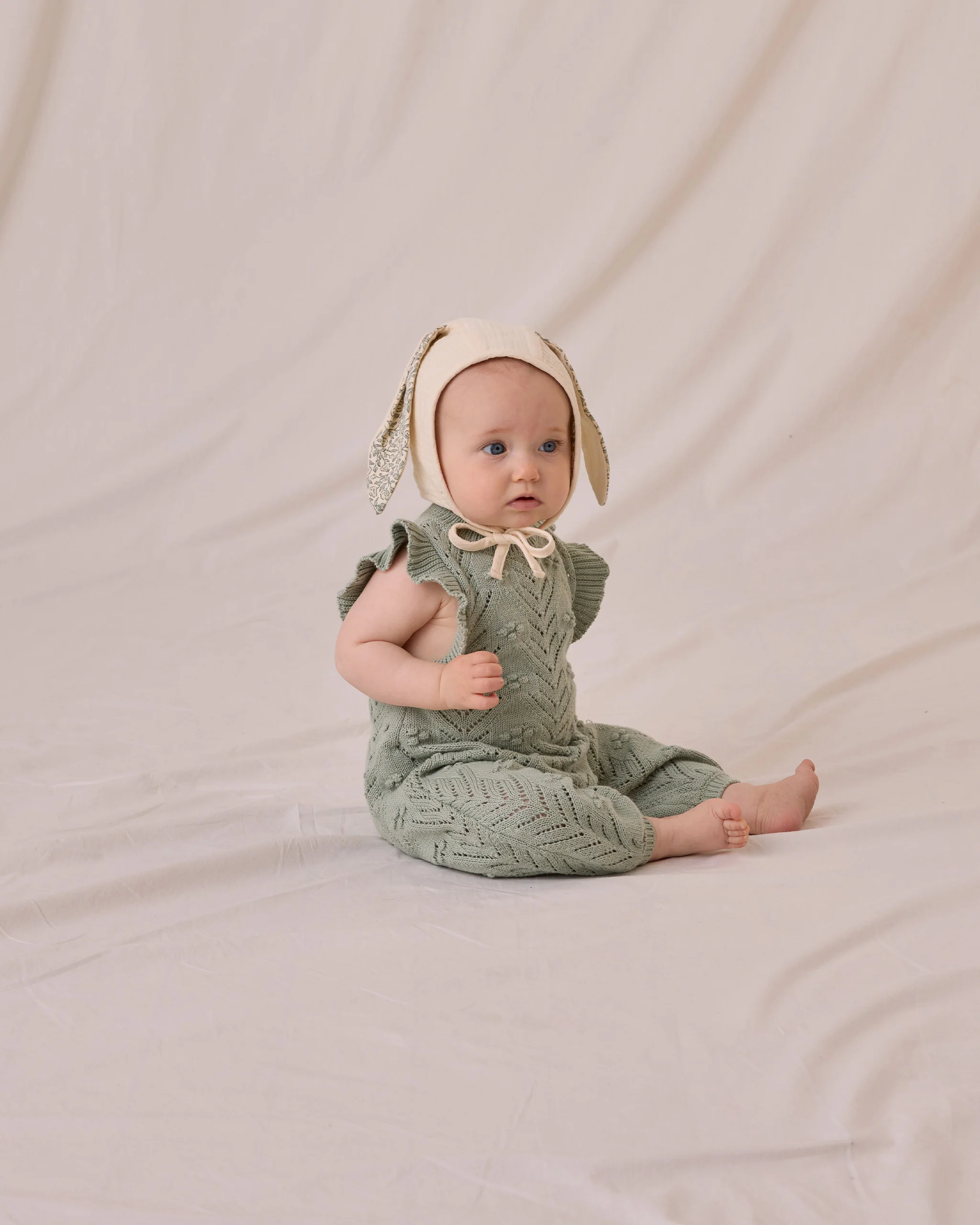 Mira Knit Romper - Sage - Image 3