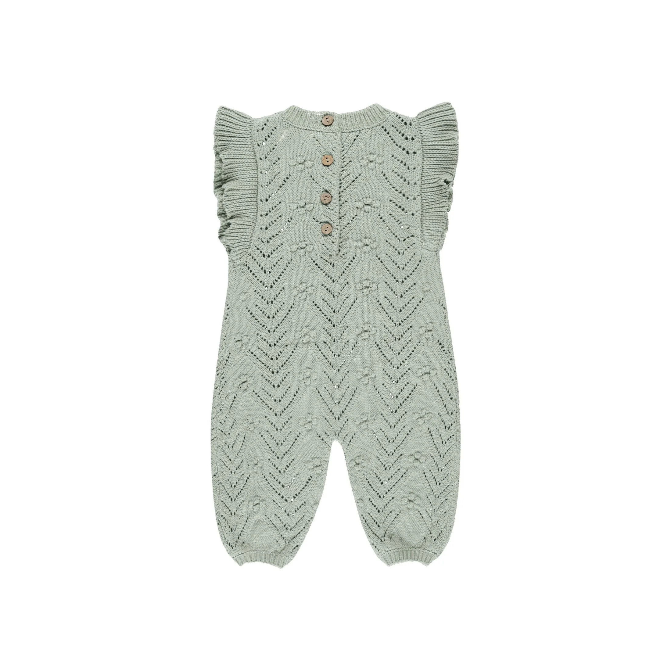 Mira Knit Romper - Sage - Image 5