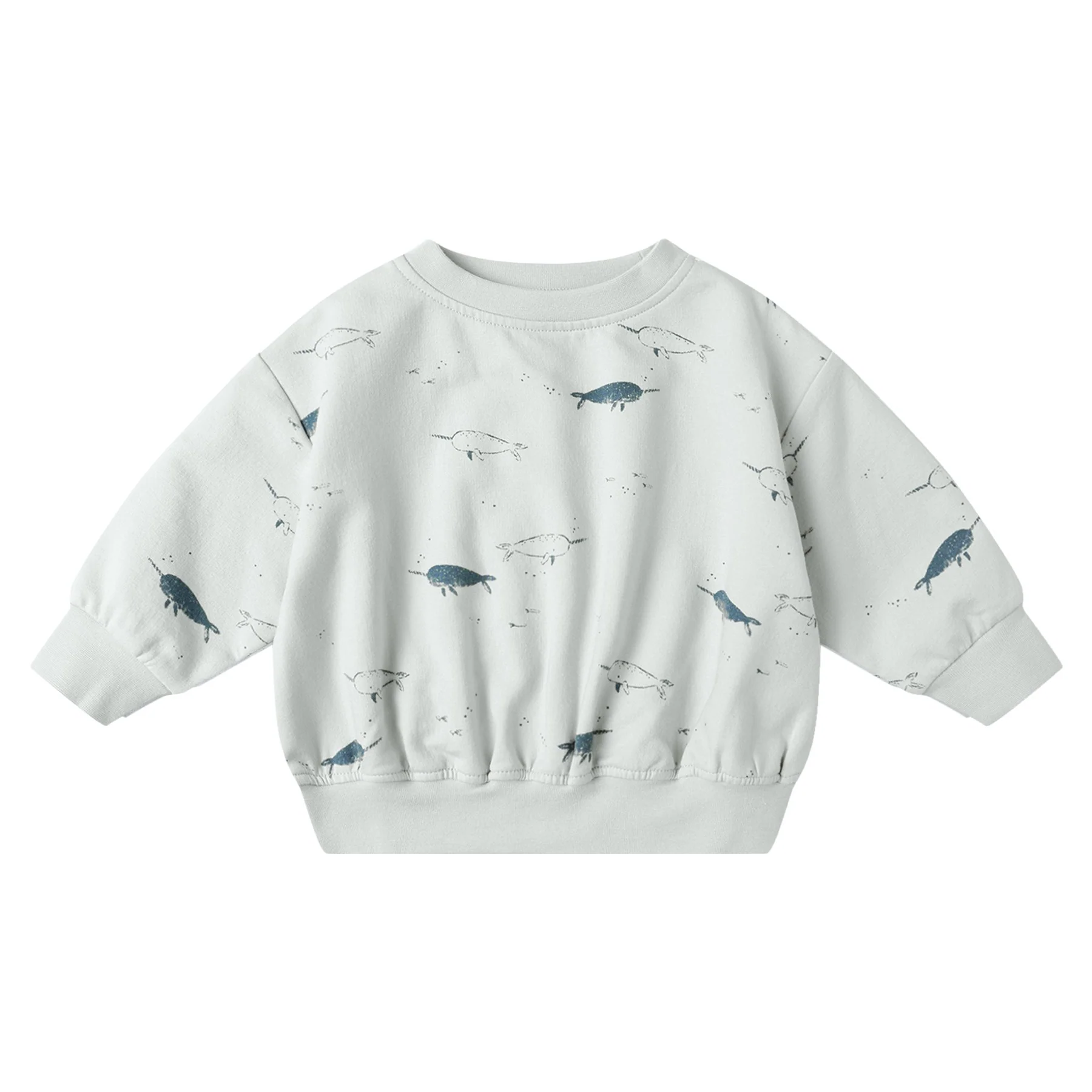 Relaxed Fleece Sweatshirt - Narwhals