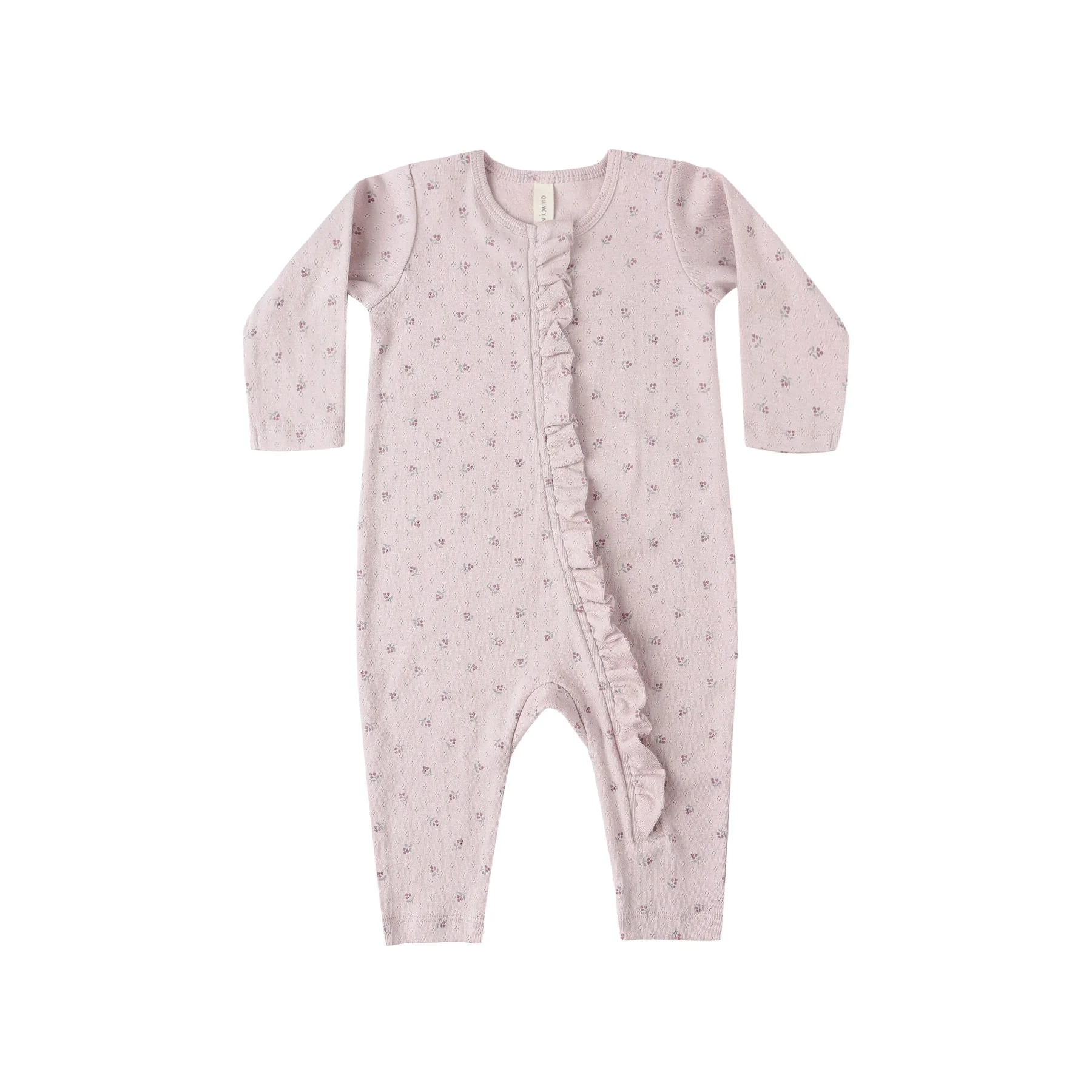 Ruffle Jumpsuit - Lilac Ditsy