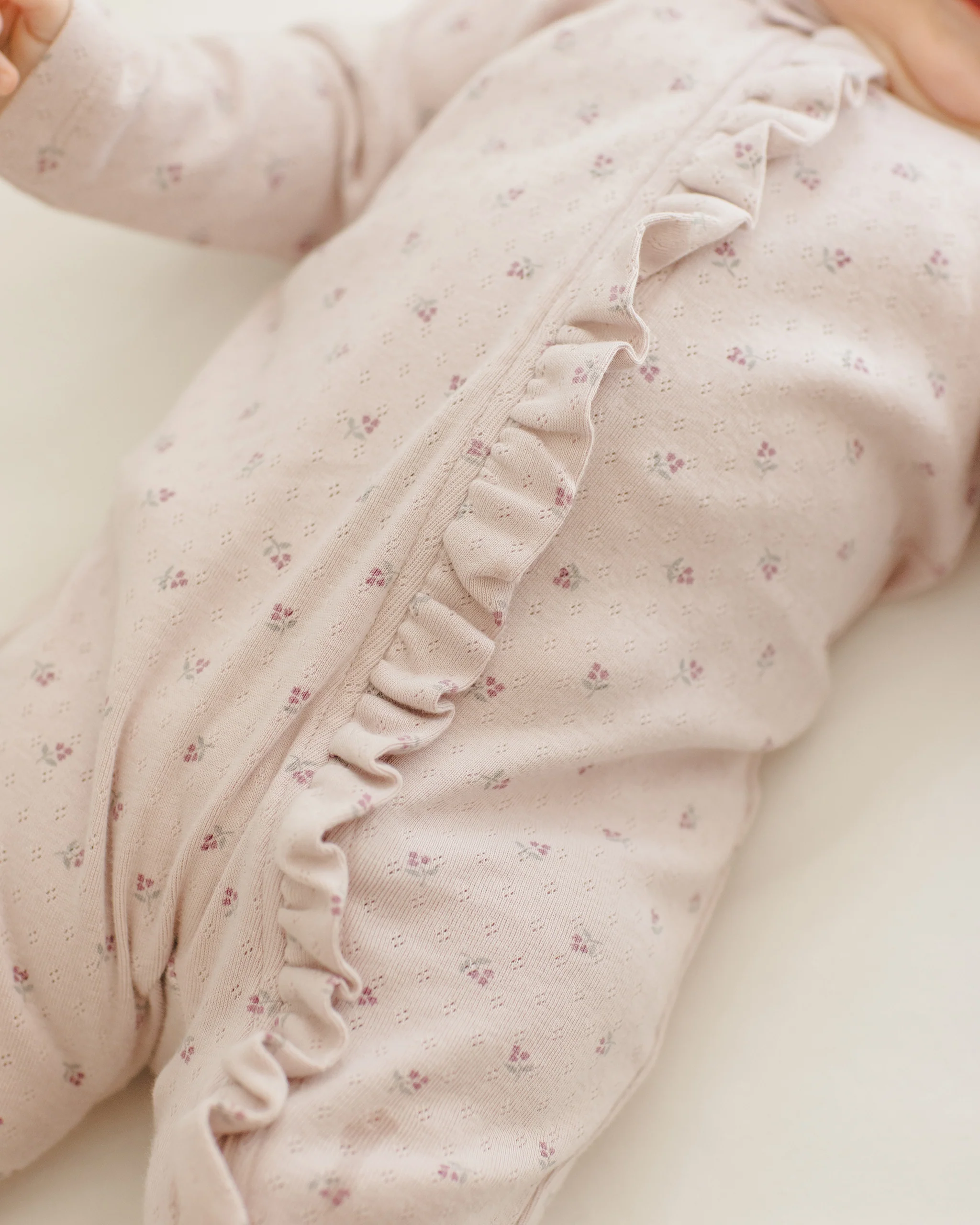 Ruffle Jumpsuit - Lilac Ditsy - Image 2