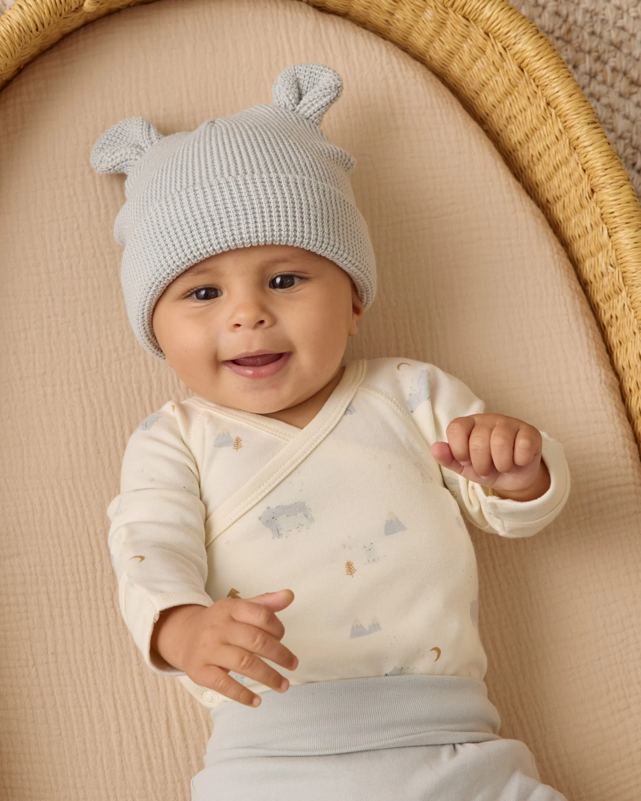 Side Snap Bodysuit + Pant Set - Polar Bears - Image 3