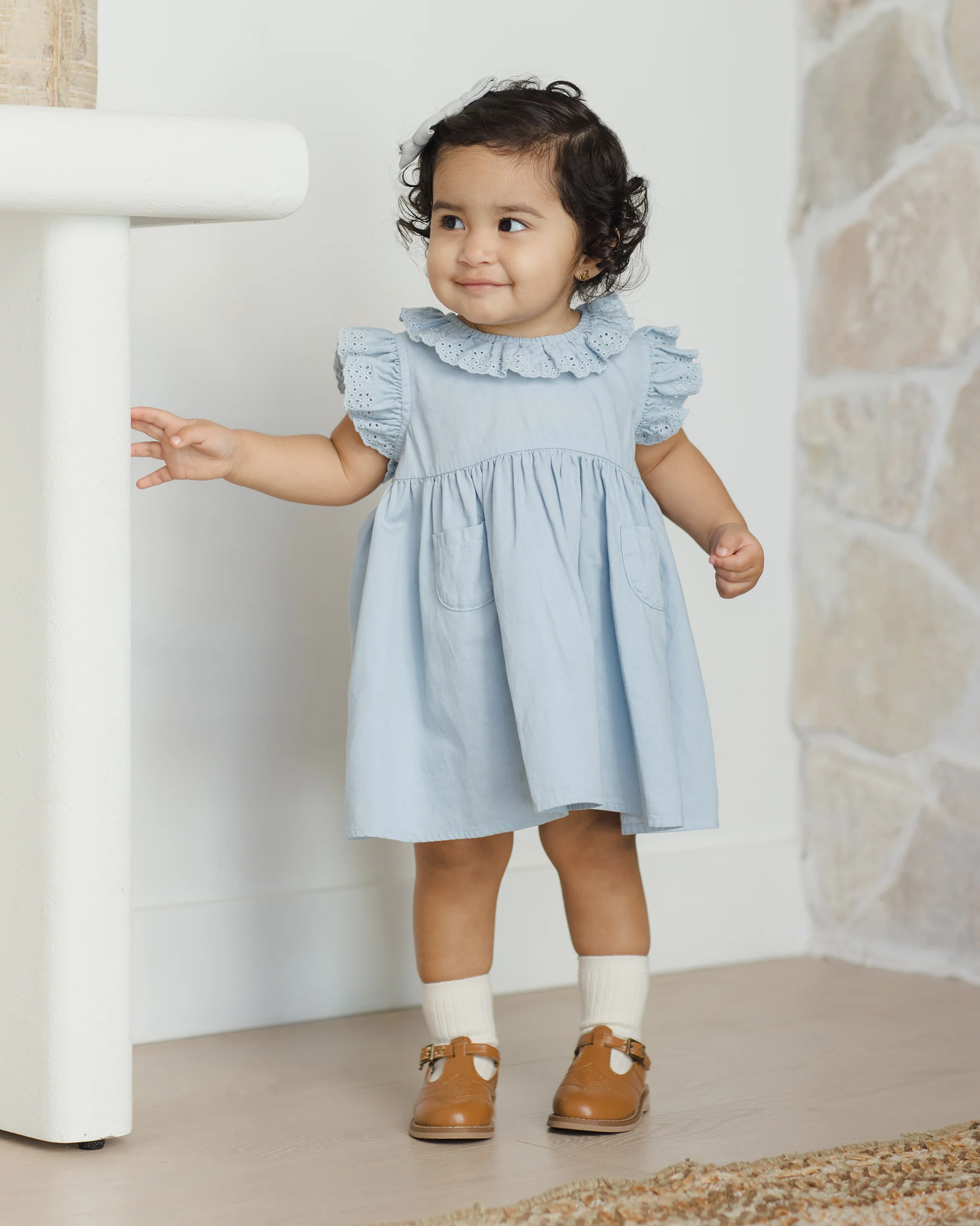 Sophie Dress - Chambray - Image 2