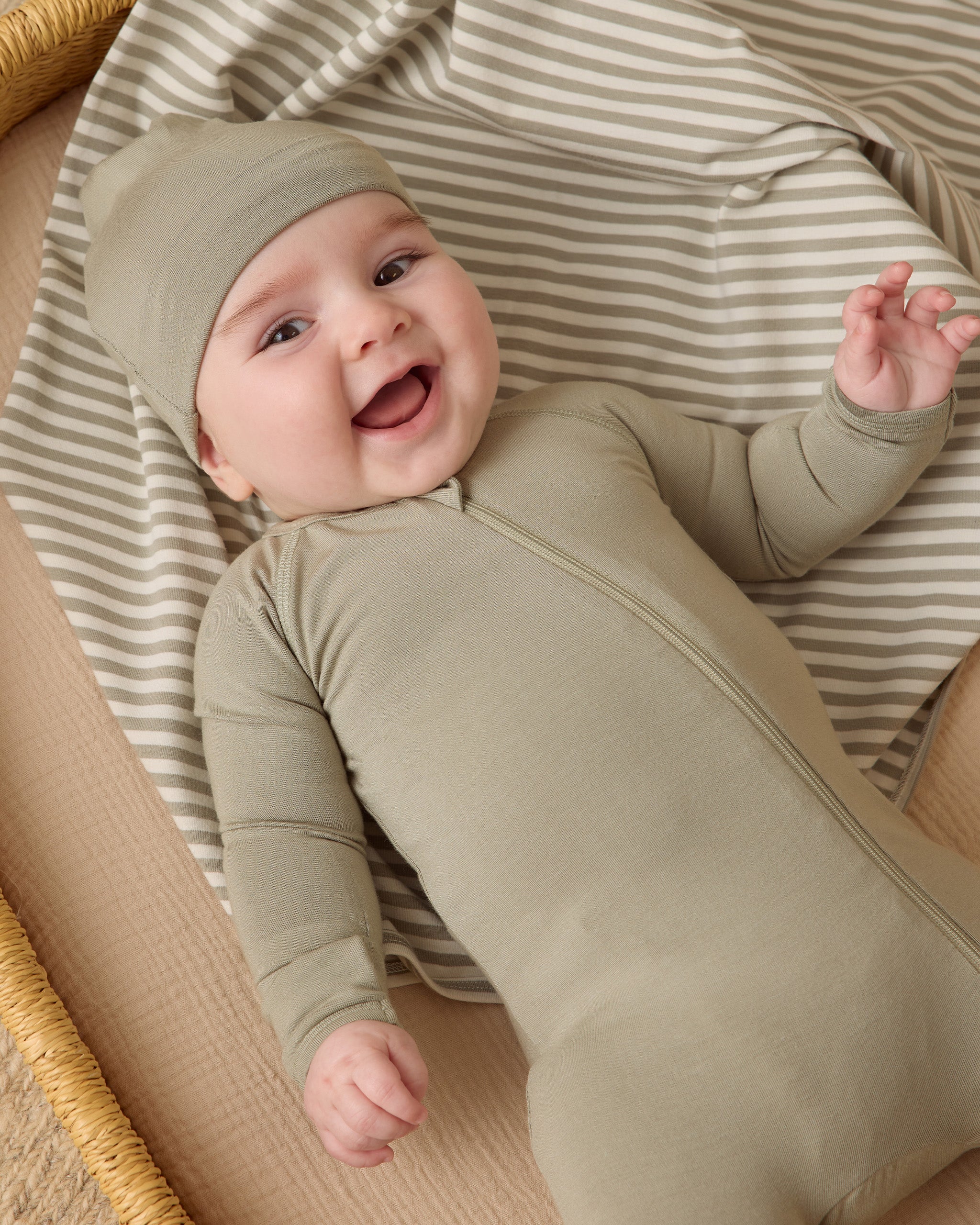 Swaddle - Fern Stripe - Image 3