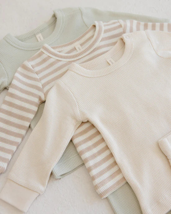 Waffle Top + Pant Set - Mint - Image 3