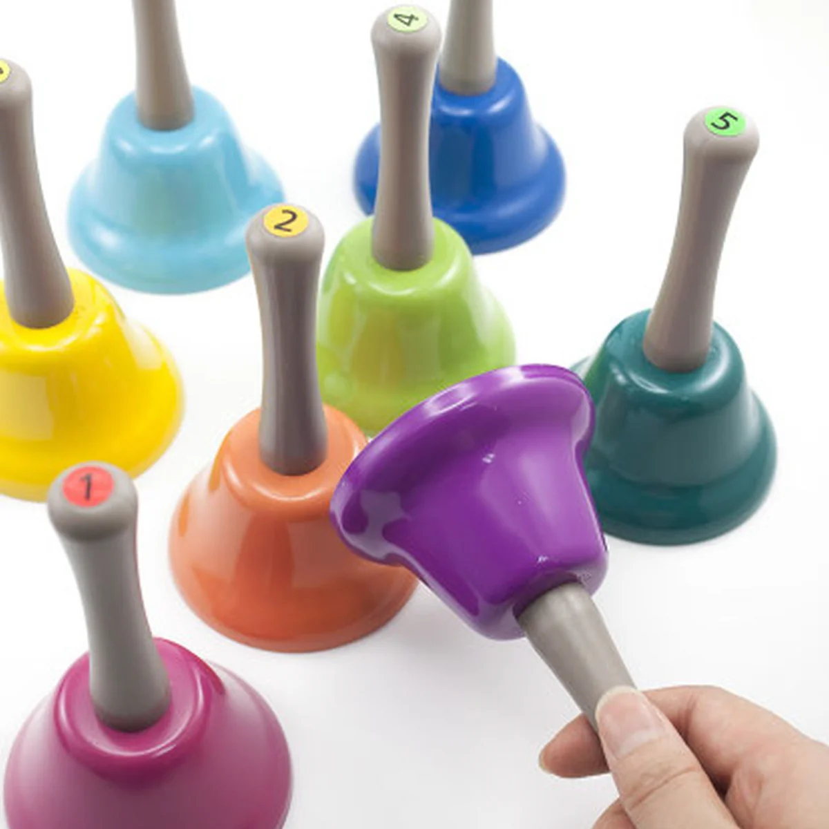 Rainbow Musical Hand Bells - Image 3