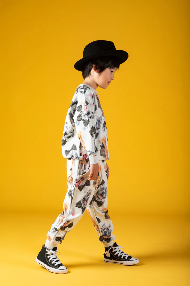 Rock Your Baby Black Tie Pups Trackies - Image 4