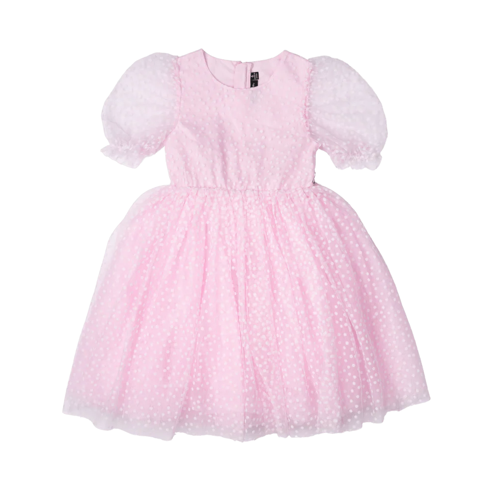 Party Dress - Pink Polka Dot