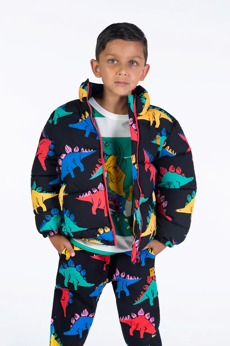 Rock Your Baby Puffer Jacket - Dino Time - Image 5