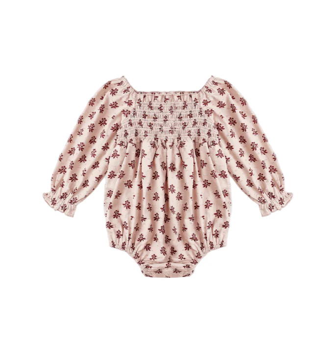 Adelaide Romper - Blush Fleur