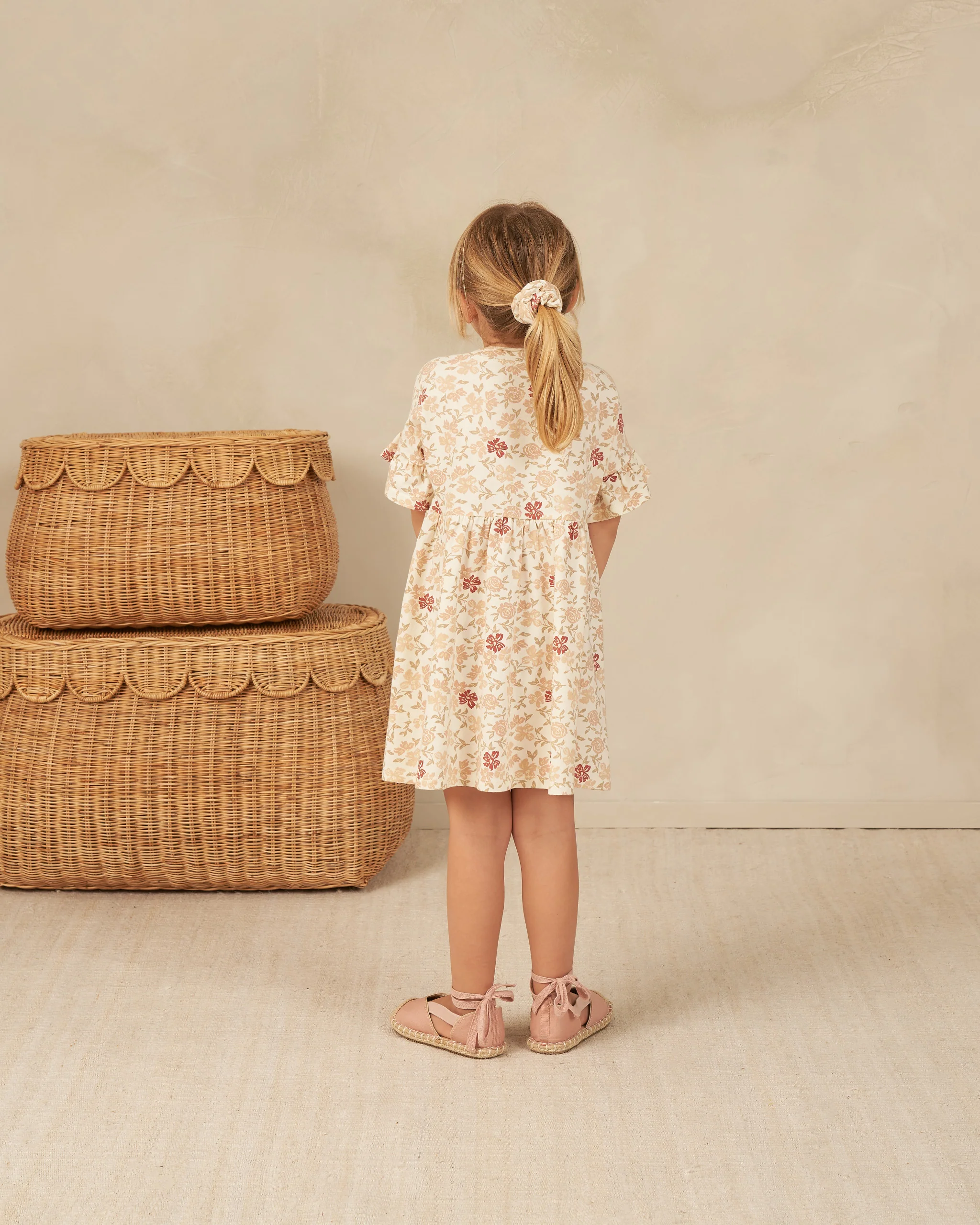 Rylee + Cru Babydoll Dress - Pink Floral - Image 2