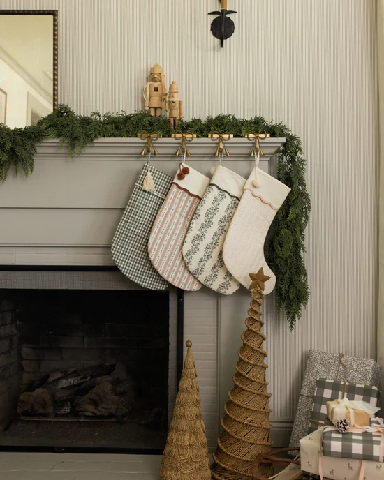 Christmas Stocking - Green Vine - Image 3