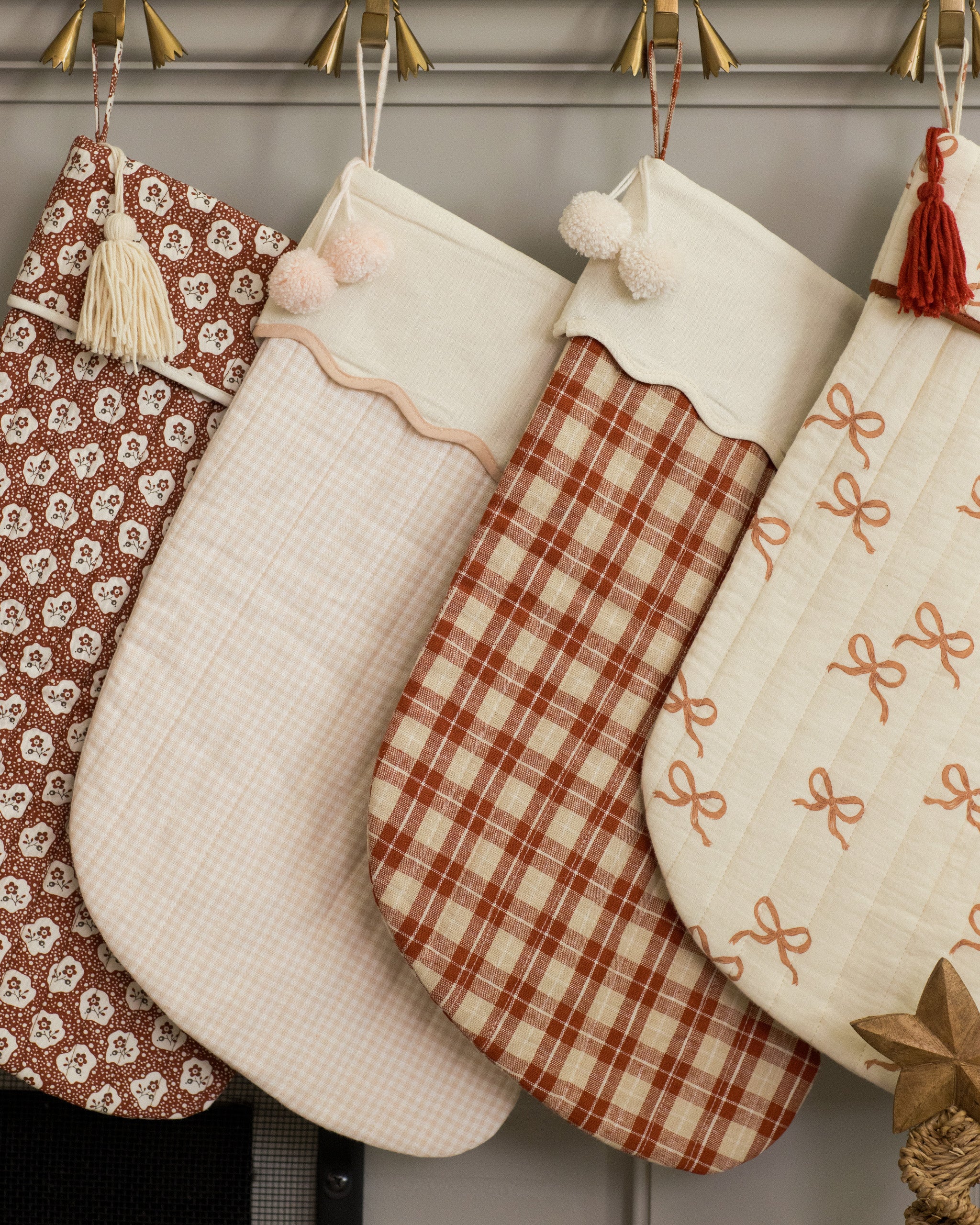 Christmas Stocking - Petal Gingham - Image 2