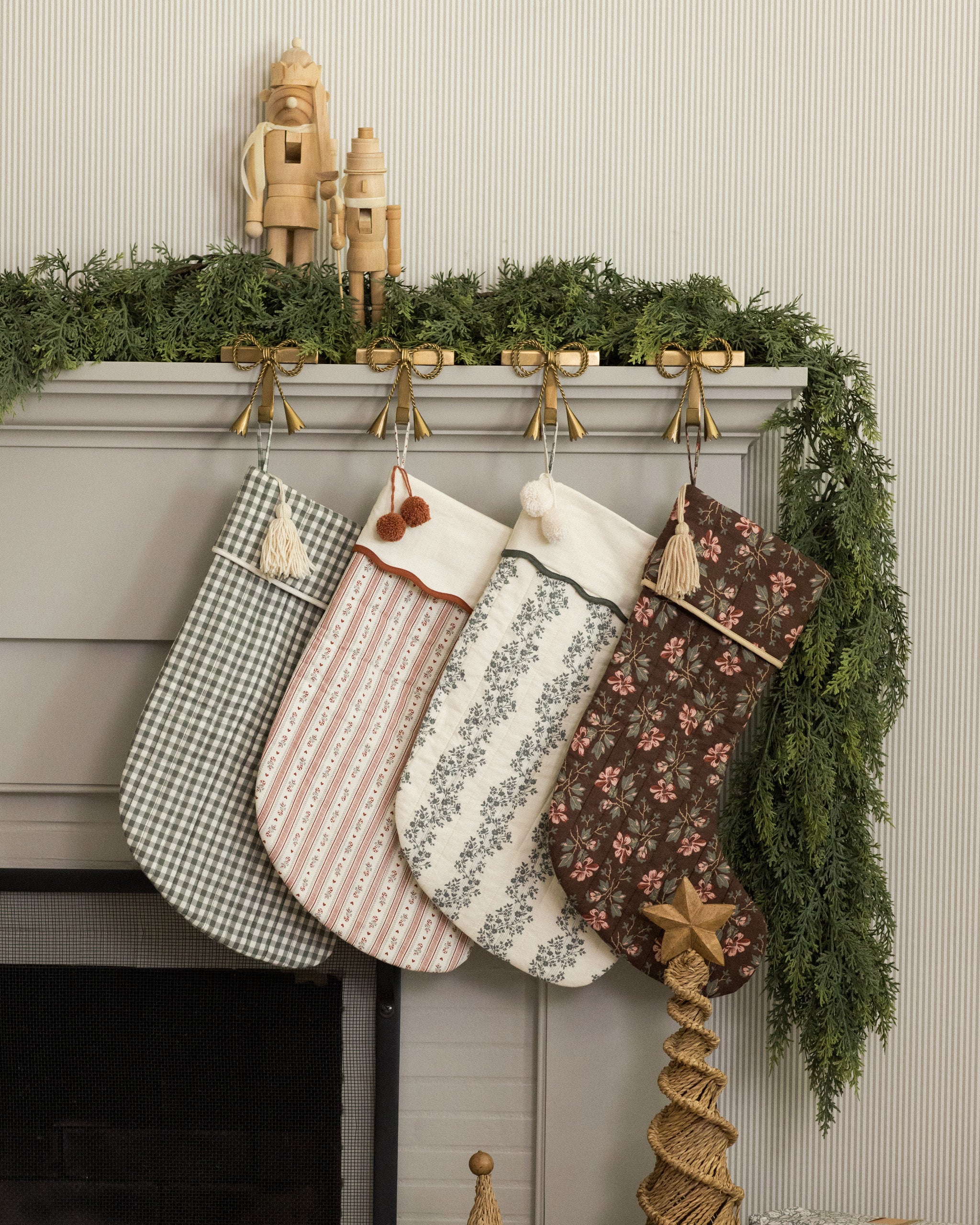 Christmas Stocking - Winter Floral - Image 2
