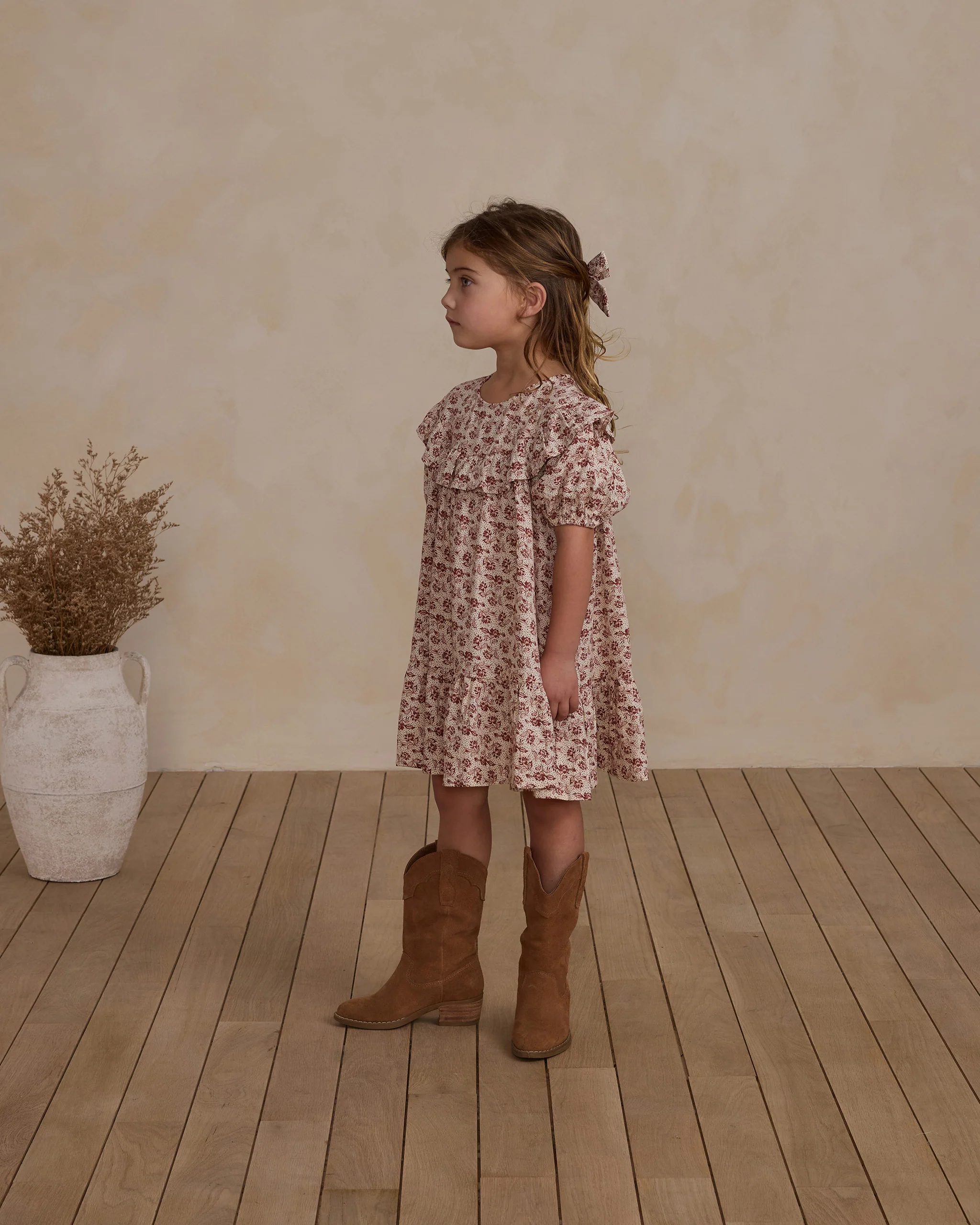 Cordelia Dress - Red Rose - Image 2