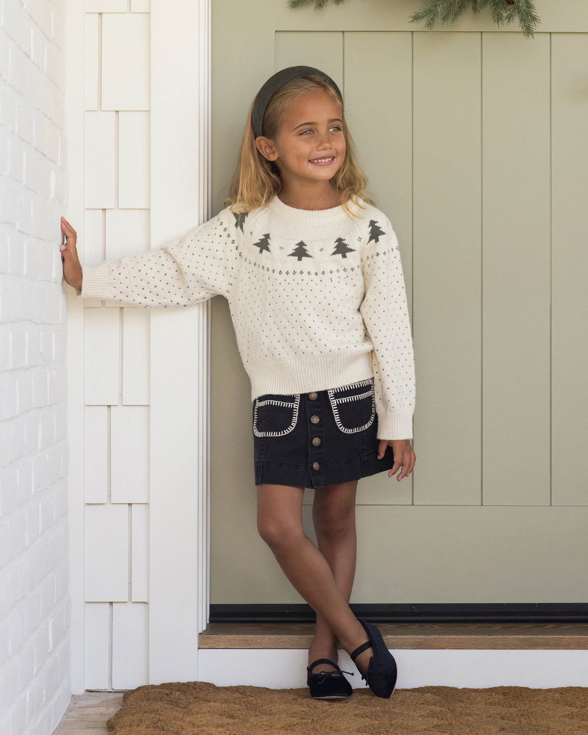 Fair Isle Sweater - Trees - Image 2