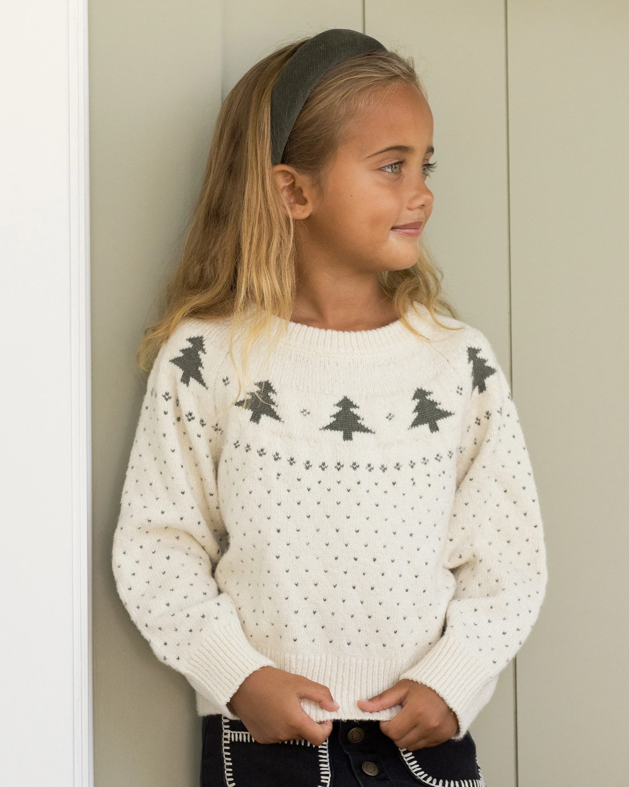 Fair Isle Sweater - Trees - Image 4