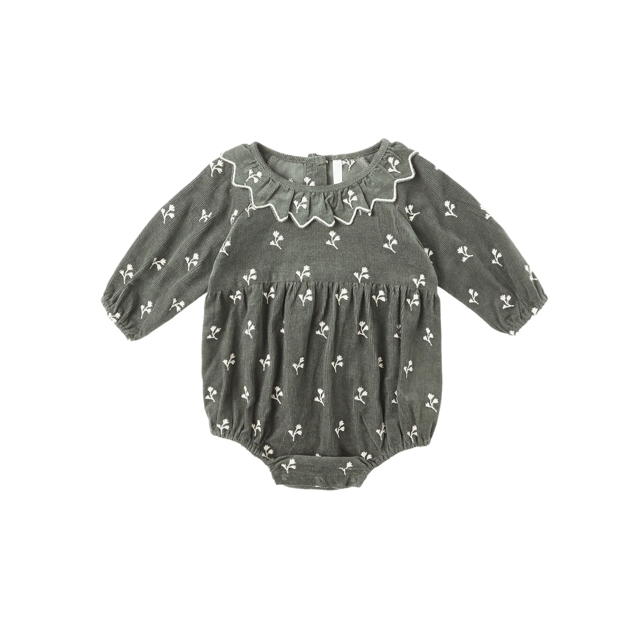 Freya Romper - Blossom Embroidery