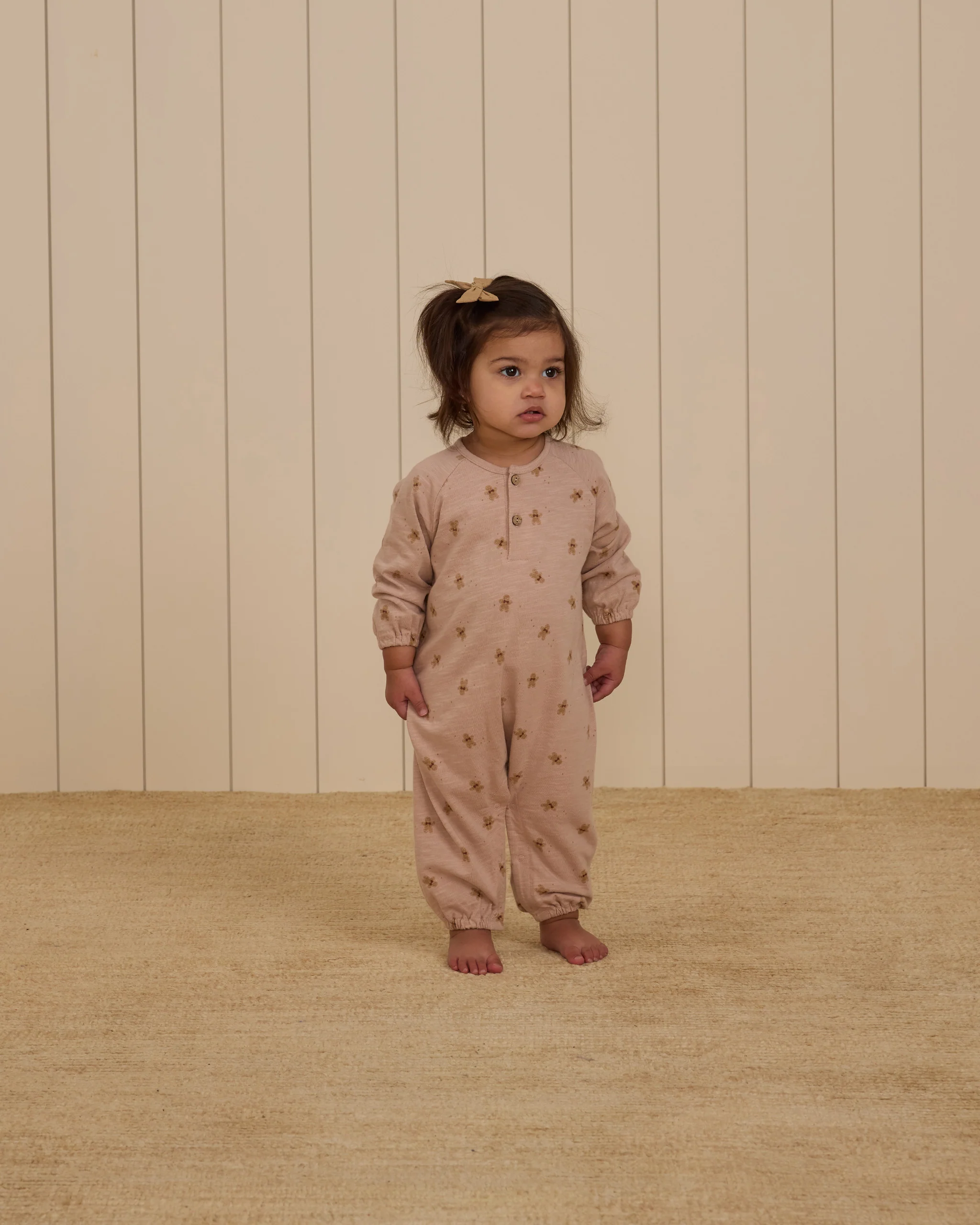 Rylee + Cru Henley Jumpsuit - Gingerbread - Image 3