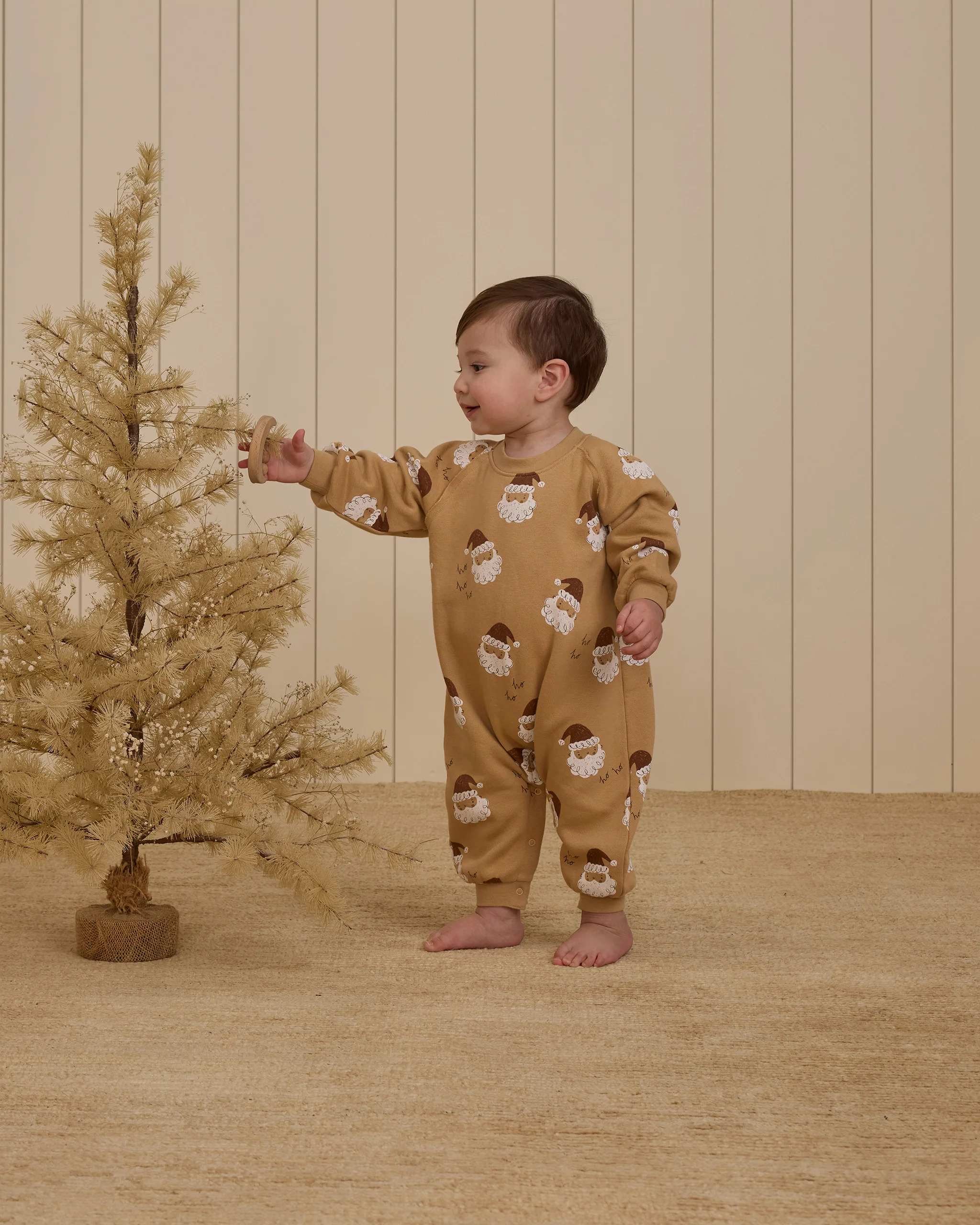 Rylee + Cru Raglan Jumpsuit - Santa - Image 2