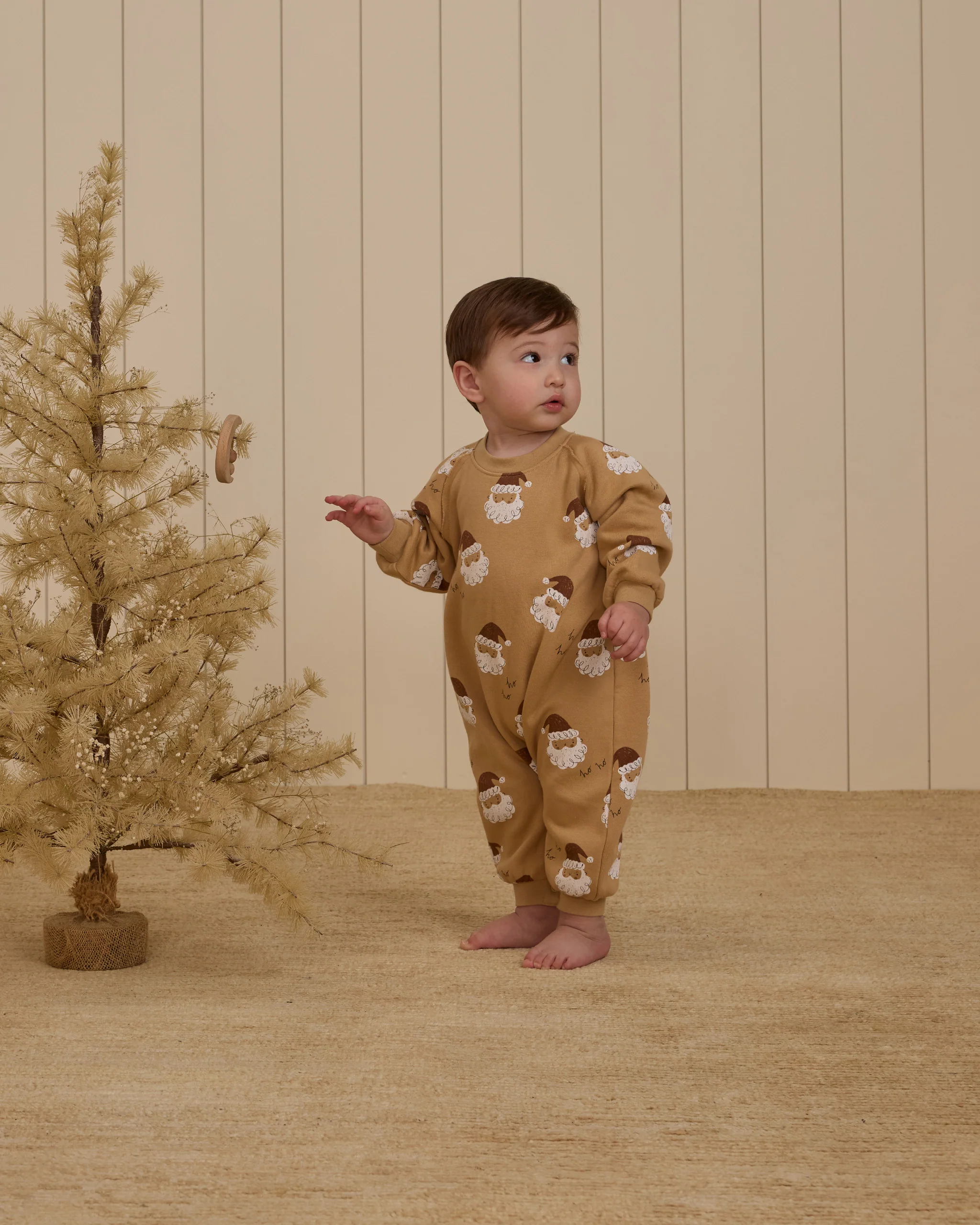 Rylee + Cru Raglan Jumpsuit - Santa - Image 3